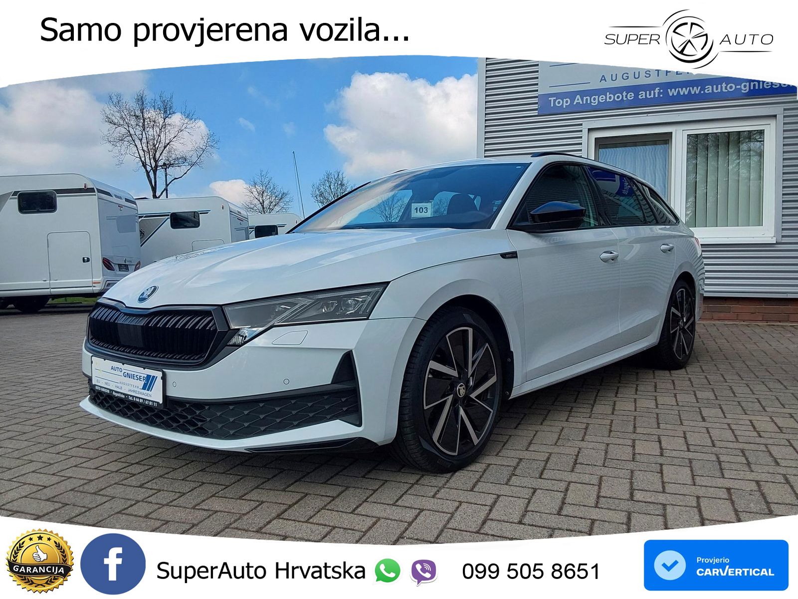 Škoda Octavia Combi 1.5 TSI (150 KS) DSG SportLine LED+GR SJED+ACC