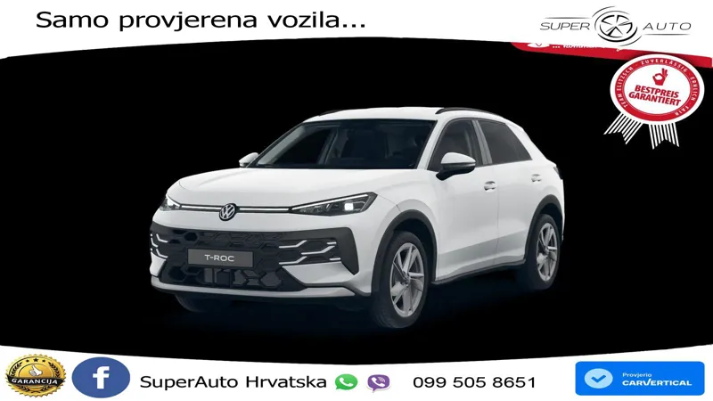 Volkswagen T-Roc 1.5 eTSI (150 KS)  DSG LED+GR SJED+ACC