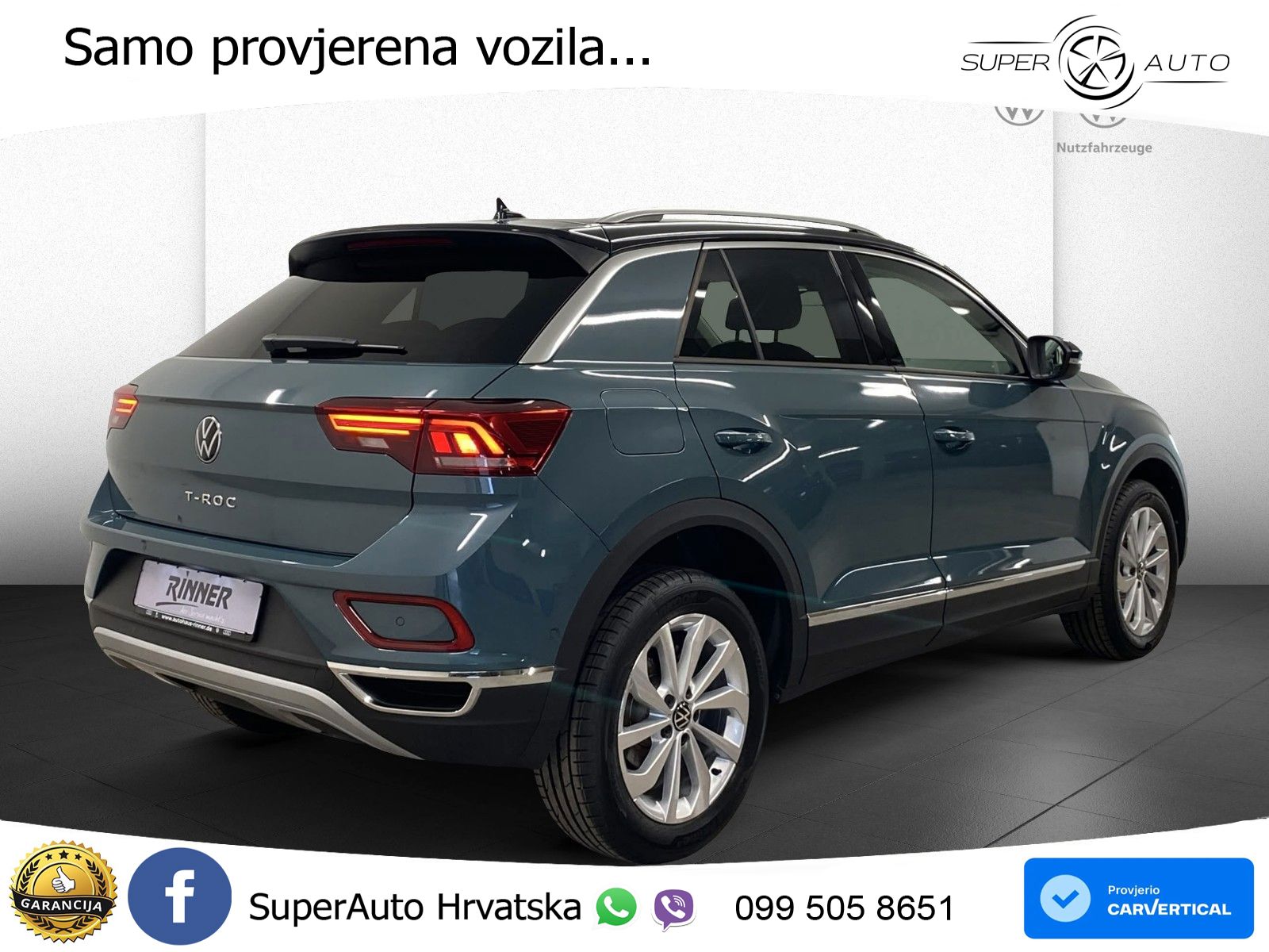 Volkswagen T-Roc 1.5 TSI (150 KS) DSG LED+GR SJED+ACC