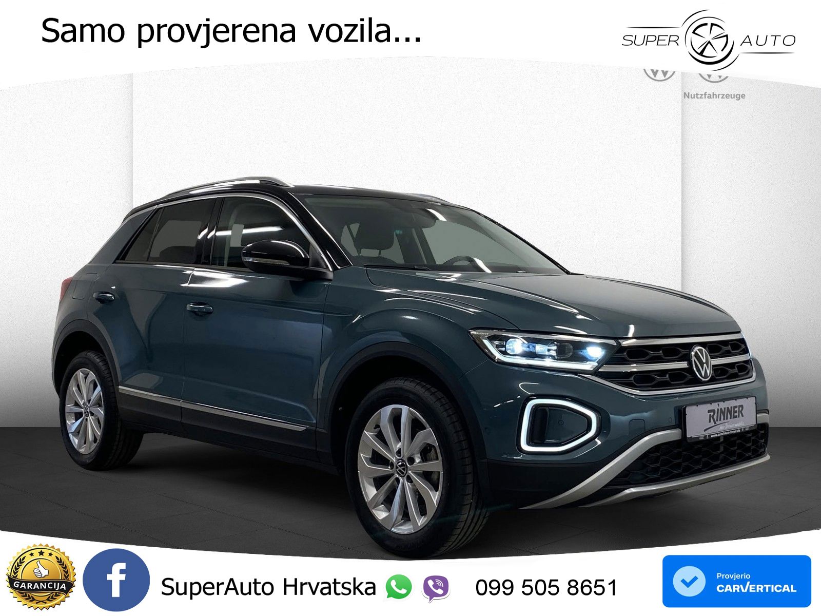 Volkswagen T-Roc 1.5 TSI (150 KS) DSG LED+GR SJED+ACC