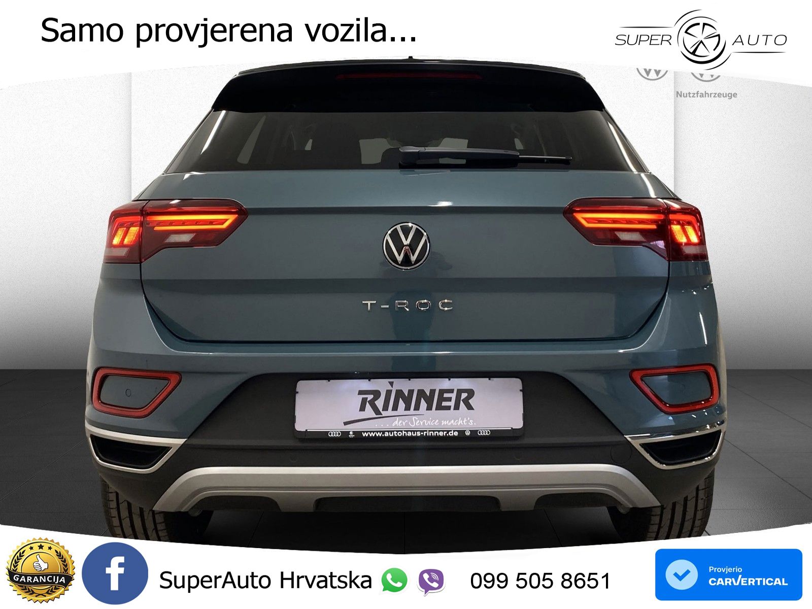 Volkswagen T-Roc 1.5 TSI (150 KS) DSG LED+GR SJED+ACC