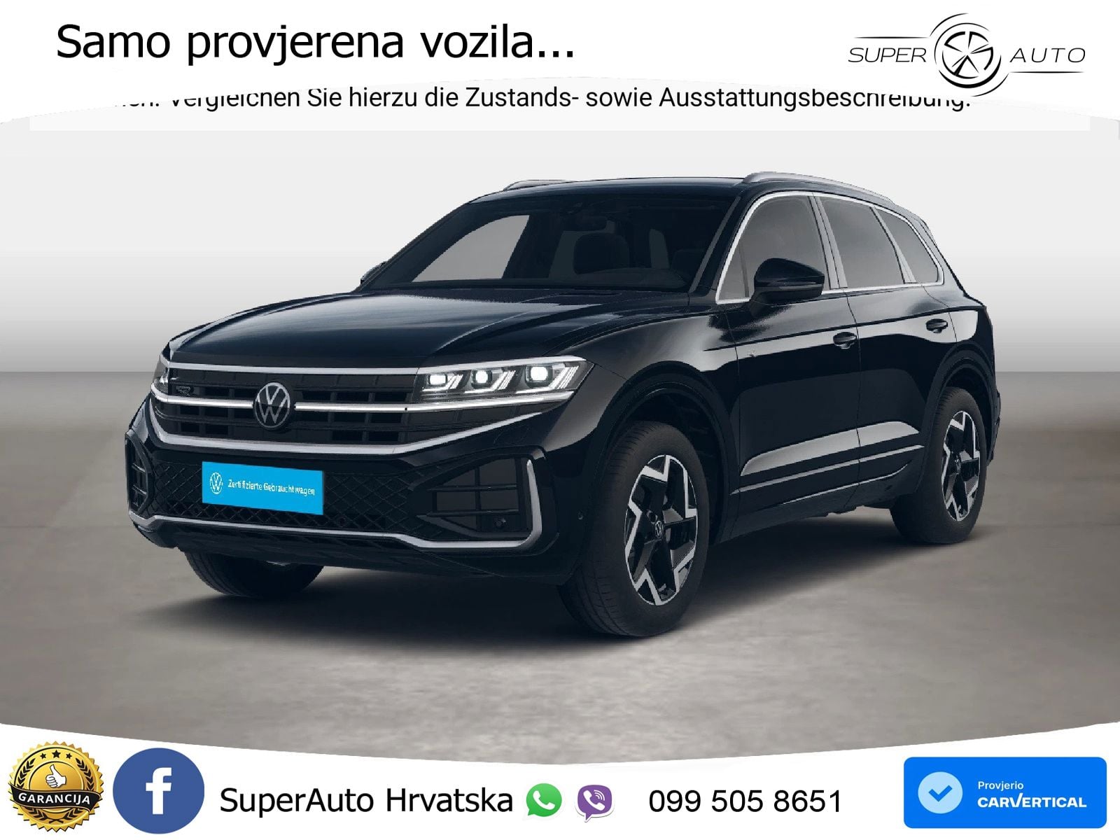 Volkswagen Touareg 3.0 V6 TDI (231 KS) 4MOTION Tiptronic ZRAČNI+ACC+4xGR SJED+KAM
