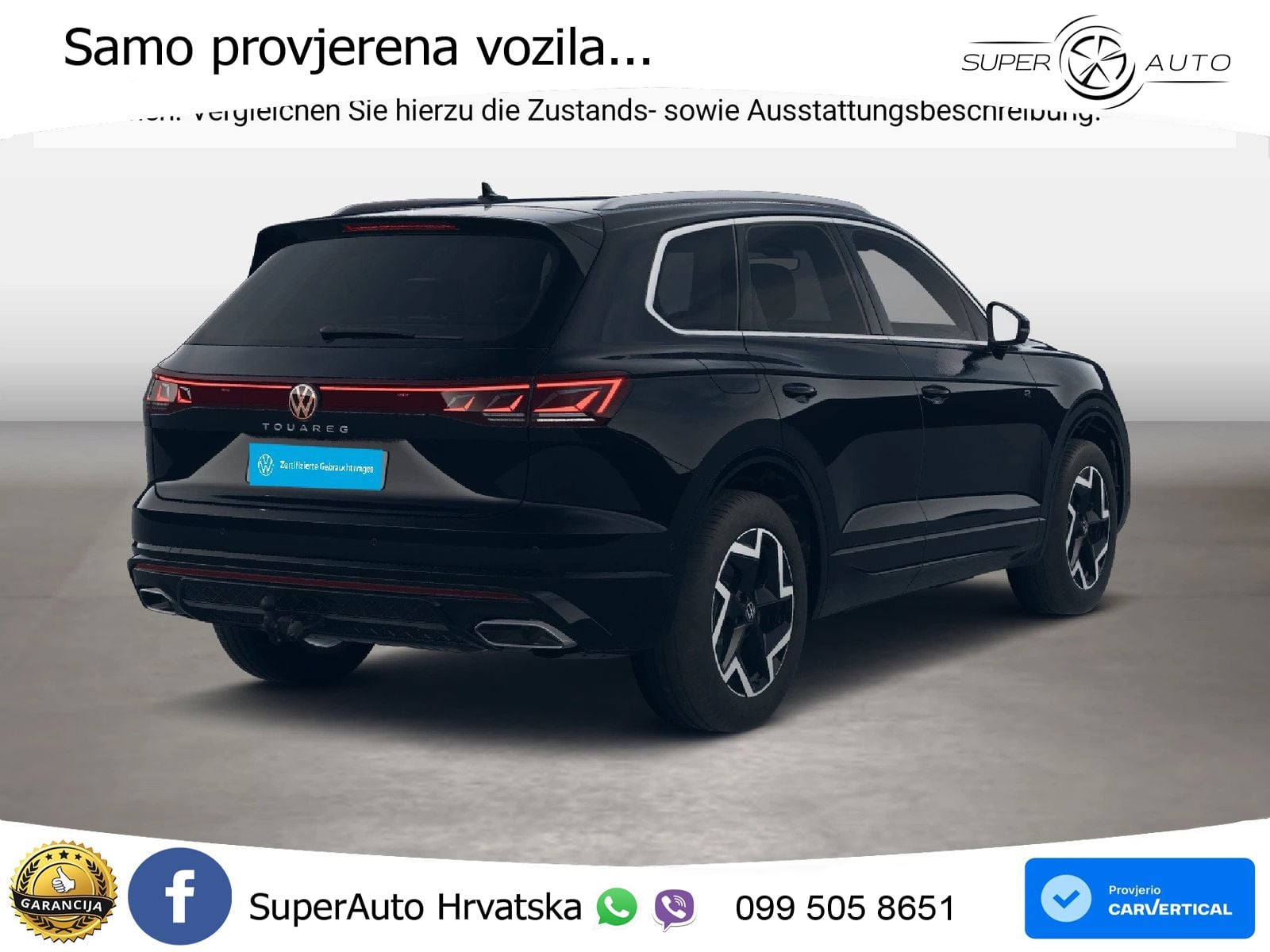 Volkswagen Touareg 3.0 V6 TDI (231 KS) 4MOTION Tiptronic ZRAČNI+ACC+4xGR SJED+KAM