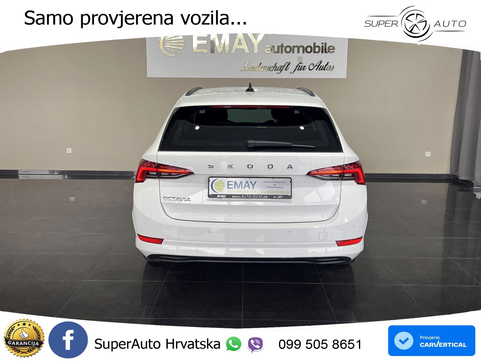 Škoda Octavia Combi 2.0 TDI (150 KS) DSG LED+GR SJED+ACC