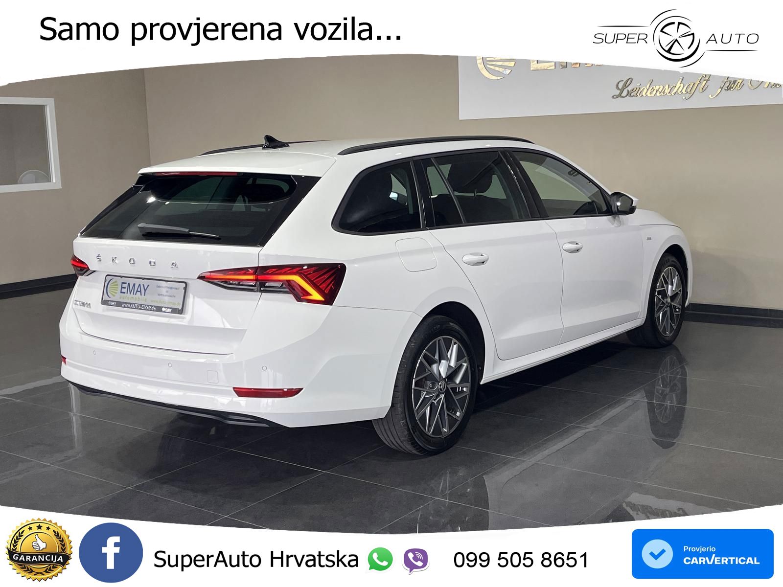 Škoda Octavia Combi 2.0 TDI (150 KS) DSG LED+GR SJED+ACC