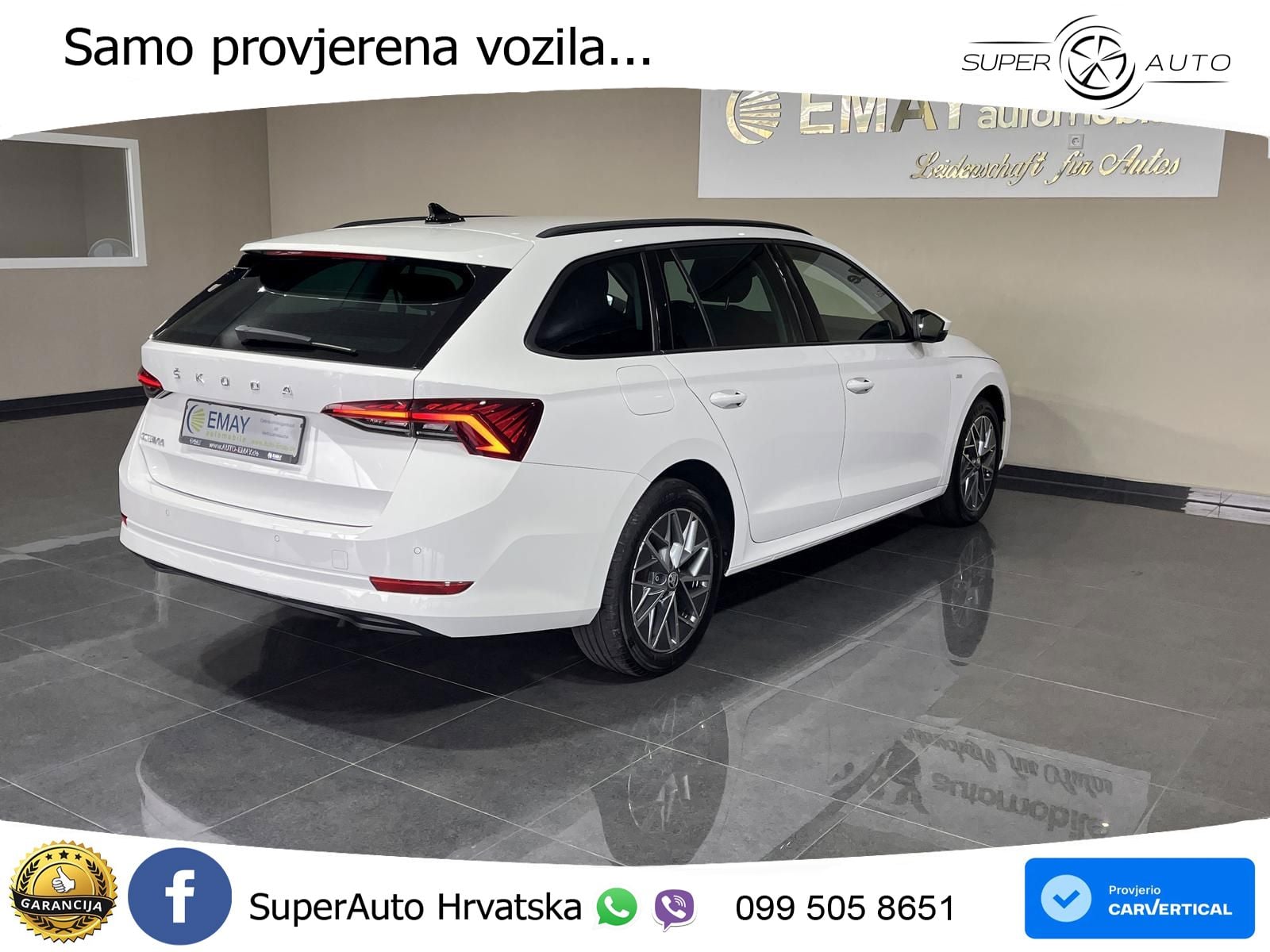 Škoda Octavia Combi 2.0 TDI (150 KS) DSG LED+GR SJED+ACC