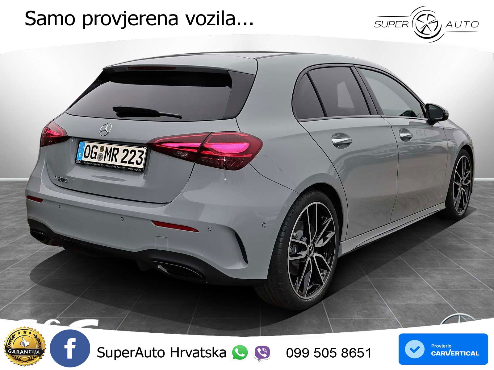 Mercedes-Benz A 200 7G-DCT AMG LED+GR SJED+ACC