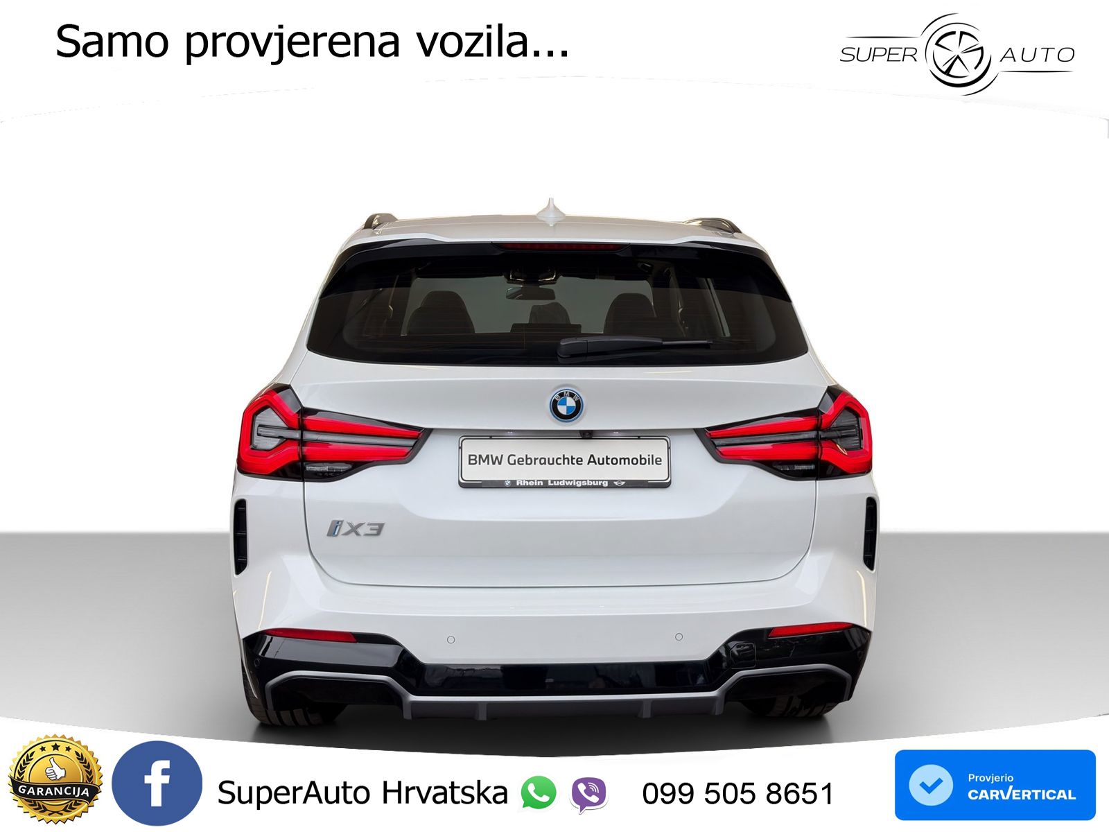 BMW iX3 80 kWh (286 KS)