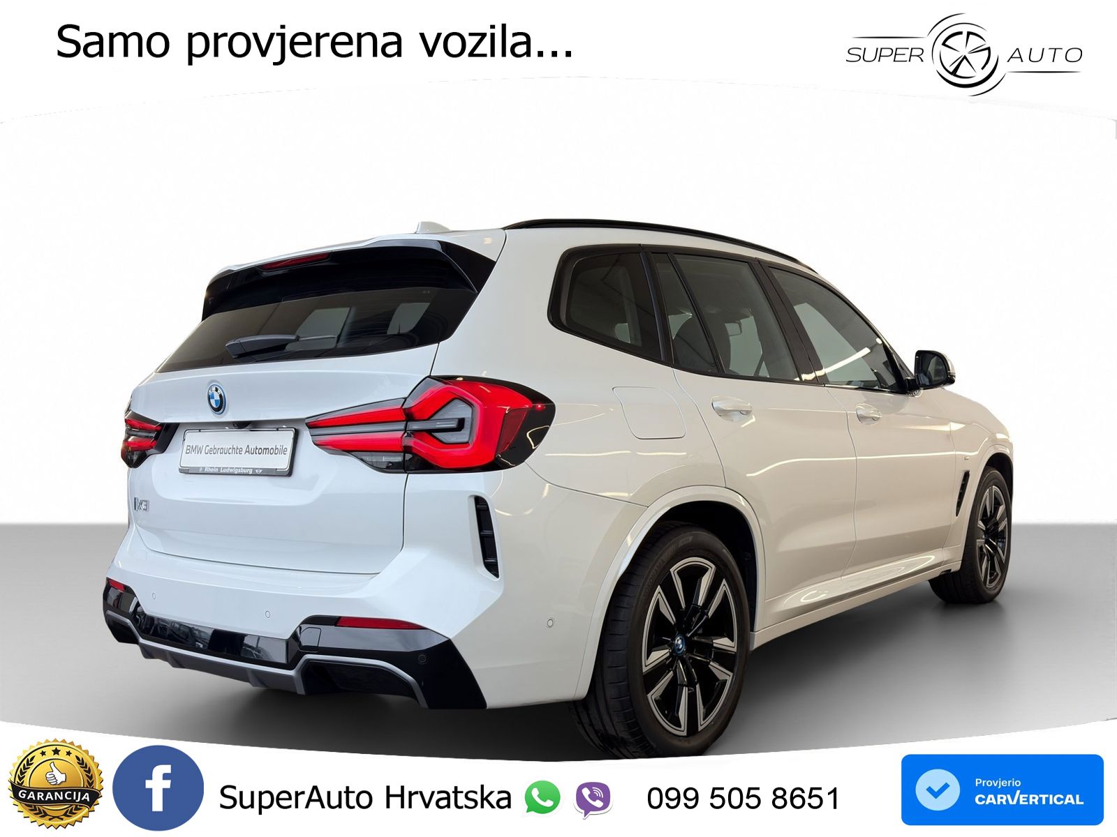BMW iX3 80 kWh (286 KS)