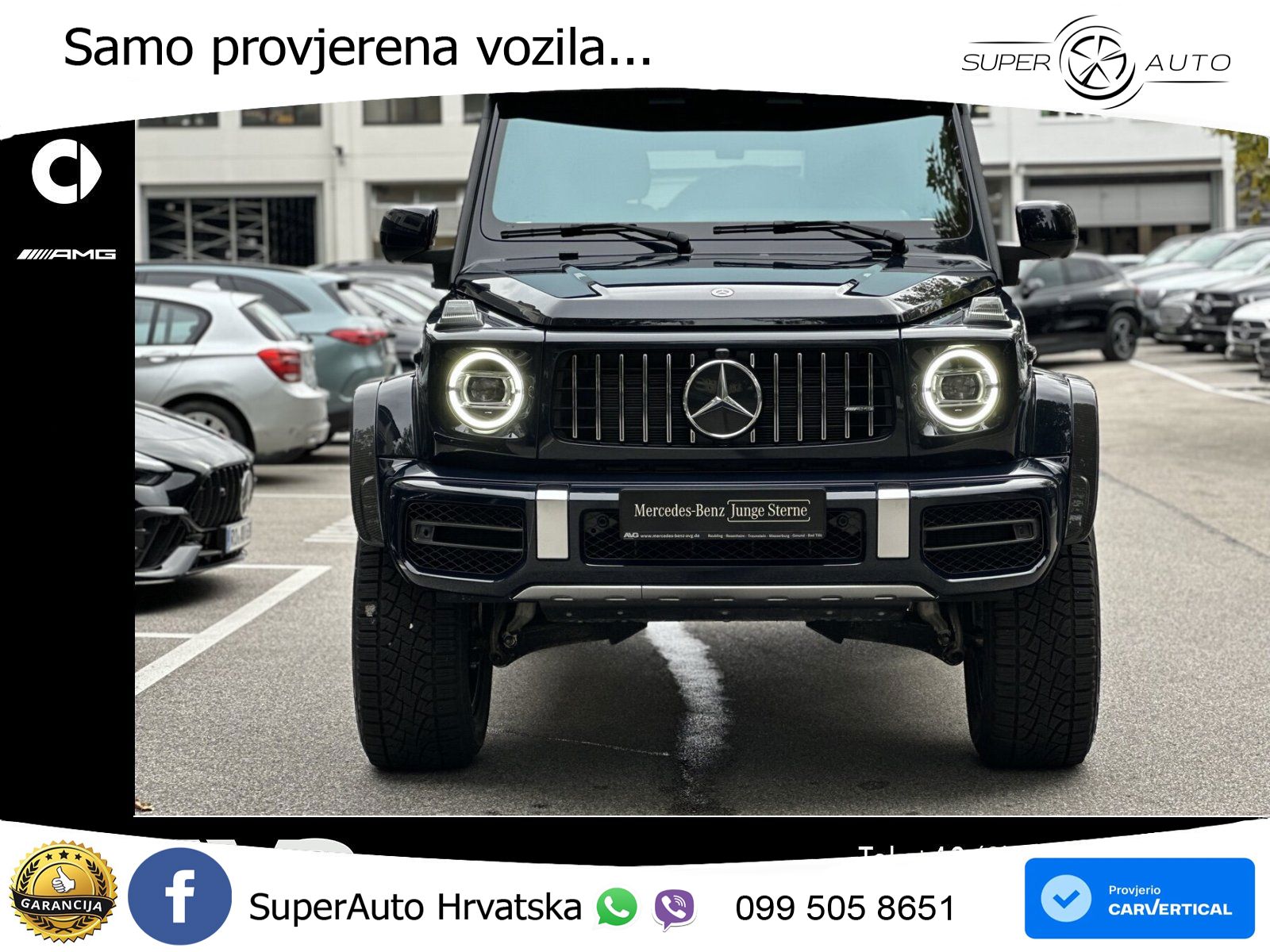 Mercedes AMG G 63 Long V8 (585 KS) 4MATIC 9G-TRONIC AMG SPEEDSHIFT PLUS