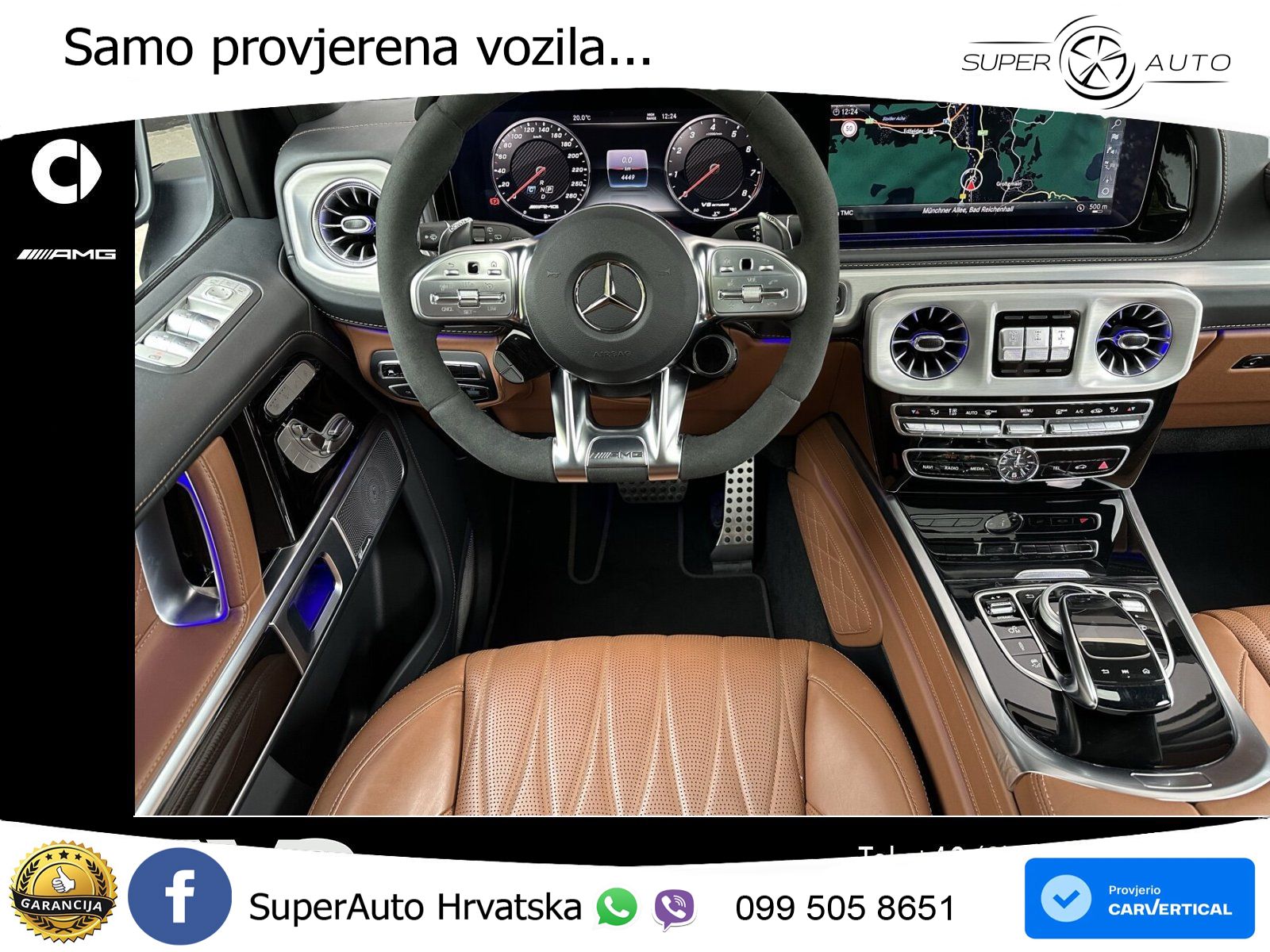 Mercedes AMG G 63 Long V8 (585 KS) 4MATIC 9G-TRONIC AMG SPEEDSHIFT PLUS