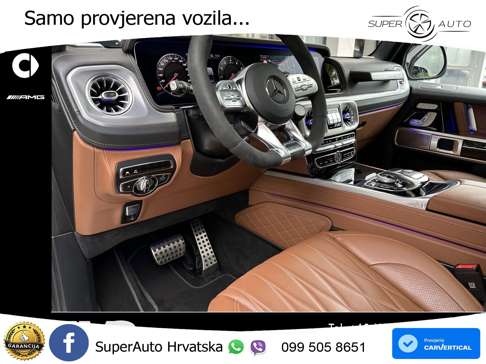 Mercedes AMG G 63 Long V8 (585 KS) 4MATIC 9G-TRONIC AMG SPEEDSHIFT PLUS