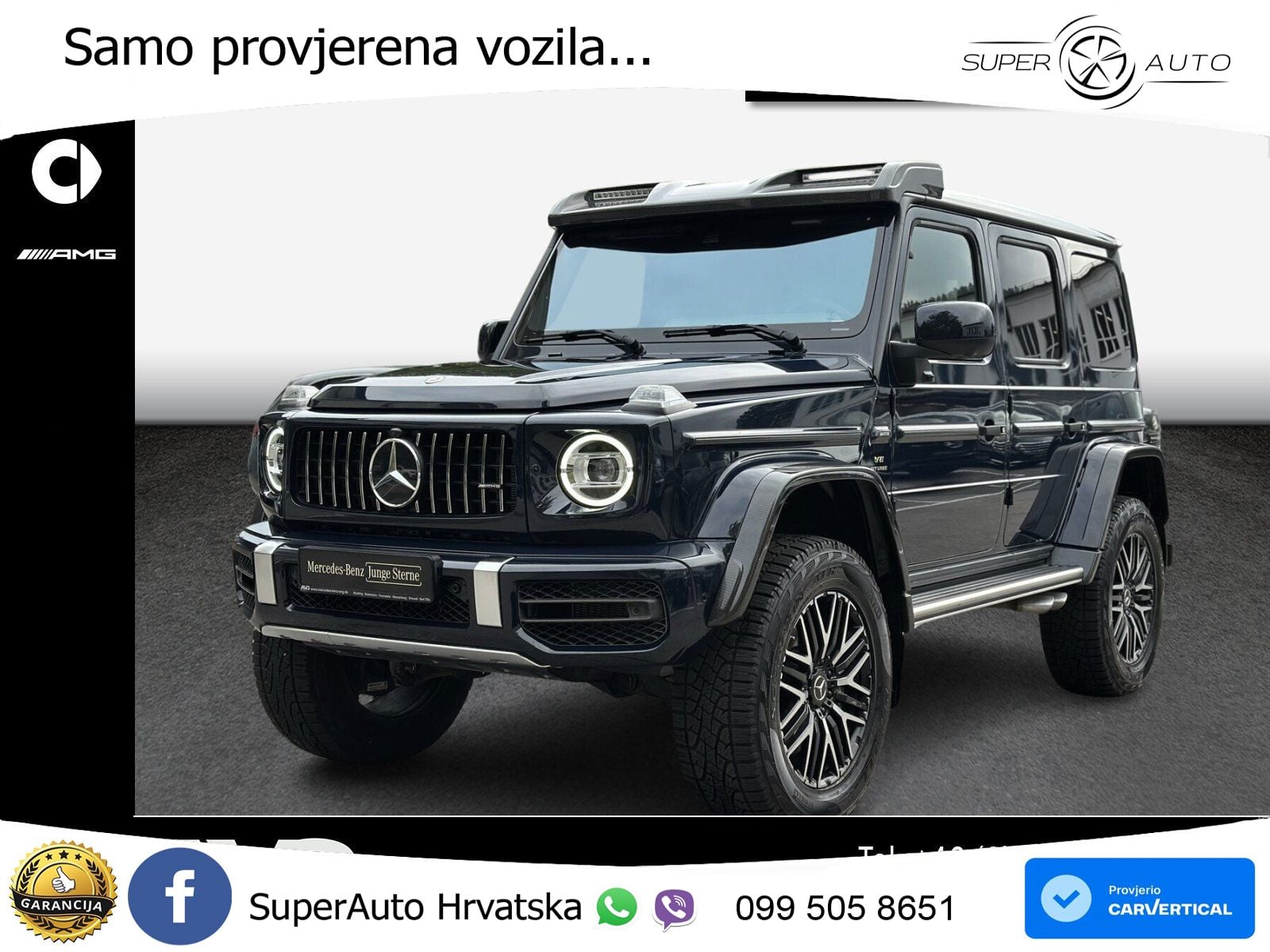 Mercedes AMG G 63 Long V8 (585 KS) 4MATIC 9G-TRONIC AMG SPEEDSHIFT PLUS