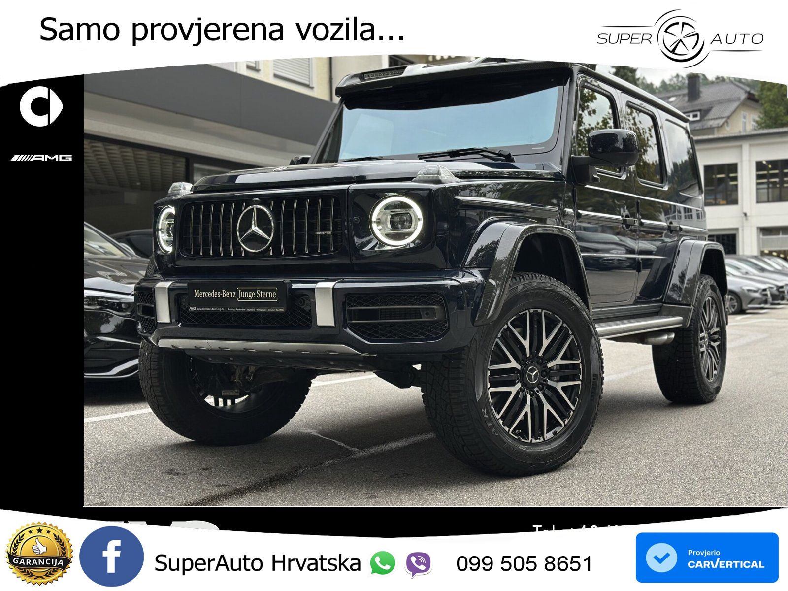 Mercedes AMG G 63 Long V8 (585 KS) 4MATIC 9G-TRONIC AMG SPEEDSHIFT PLUS