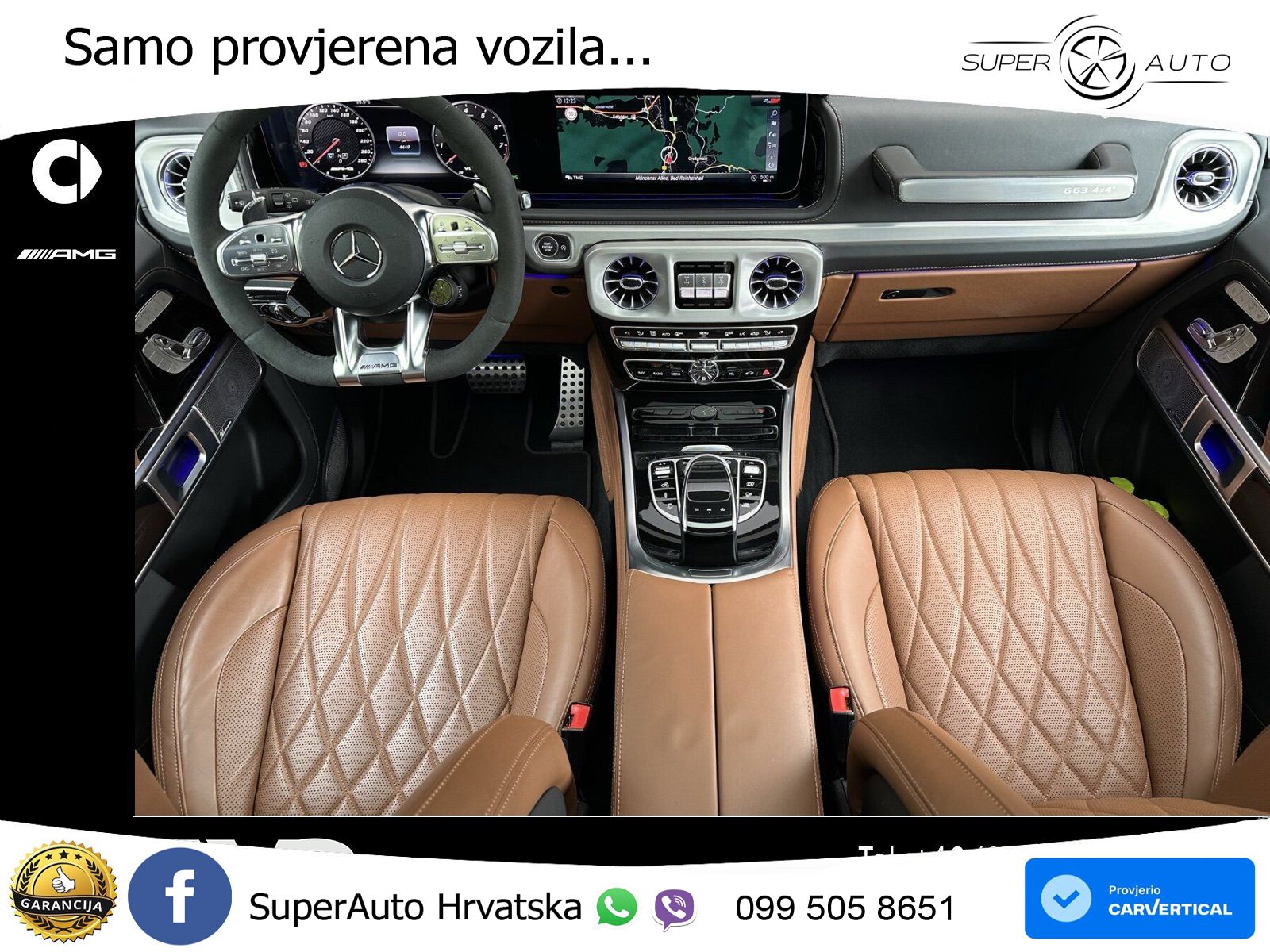 Mercedes AMG G 63 Long V8 (585 KS) 4MATIC 9G-TRONIC AMG SPEEDSHIFT PLUS