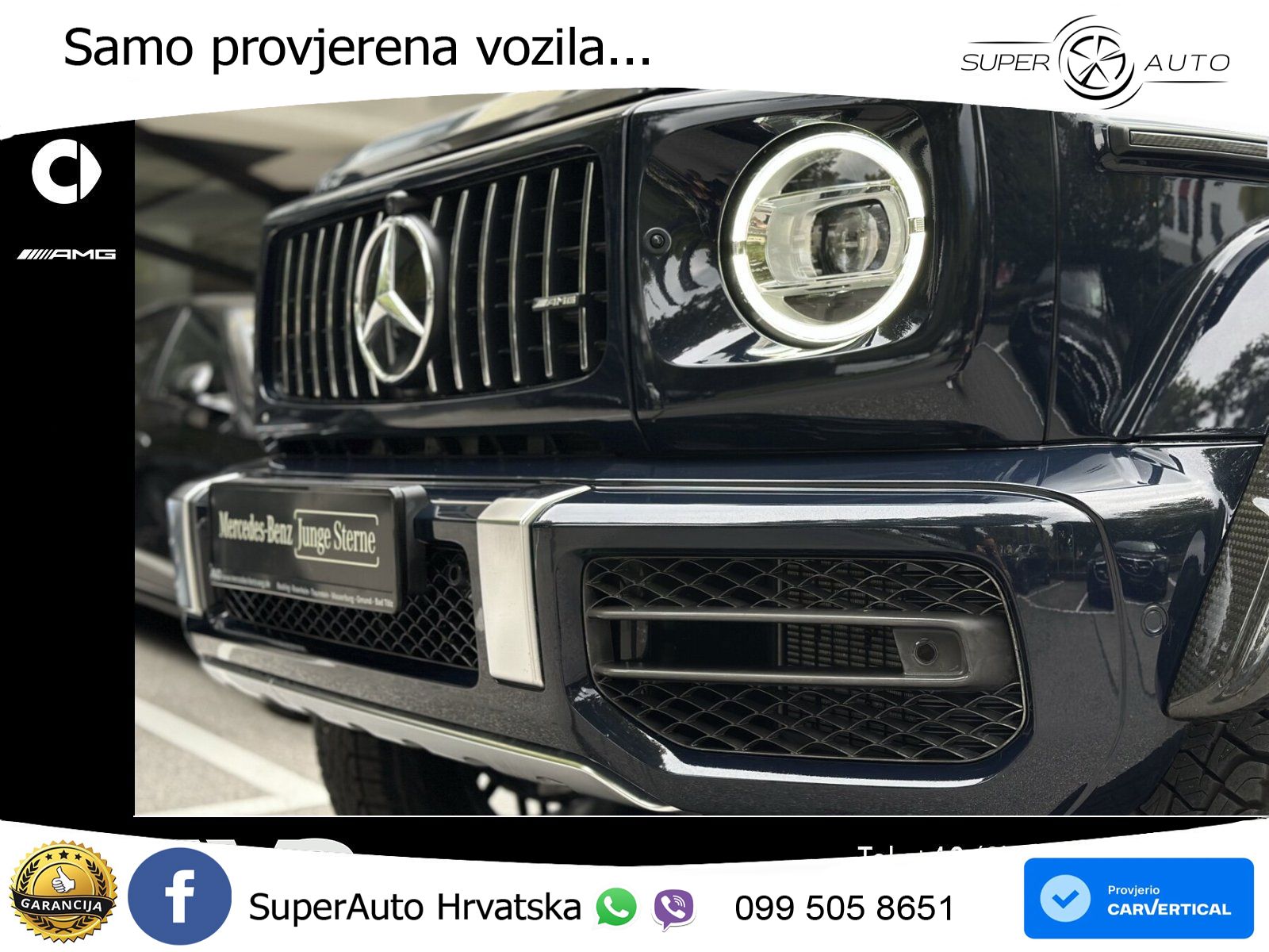 Mercedes AMG G 63 Long V8 (585 KS) 4MATIC 9G-TRONIC AMG SPEEDSHIFT PLUS