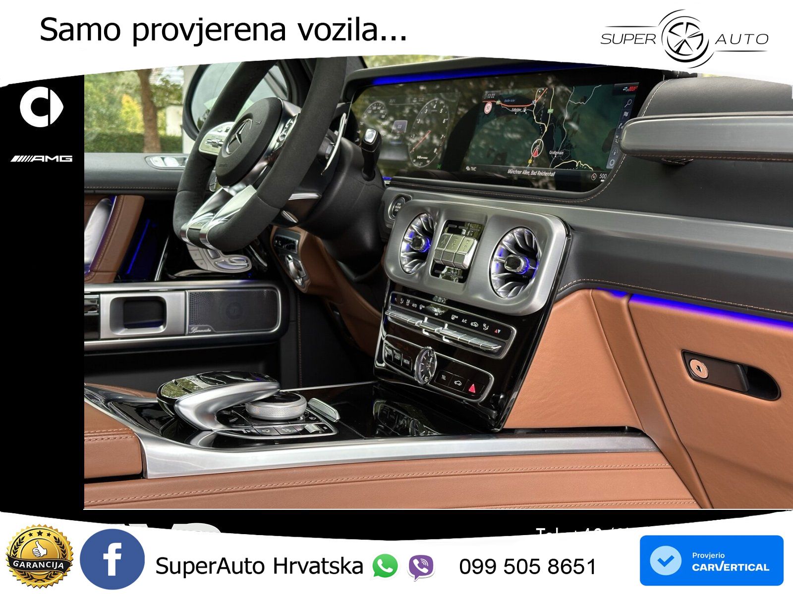 Mercedes AMG G 63 Long V8 (585 KS) 4MATIC 9G-TRONIC AMG SPEEDSHIFT PLUS