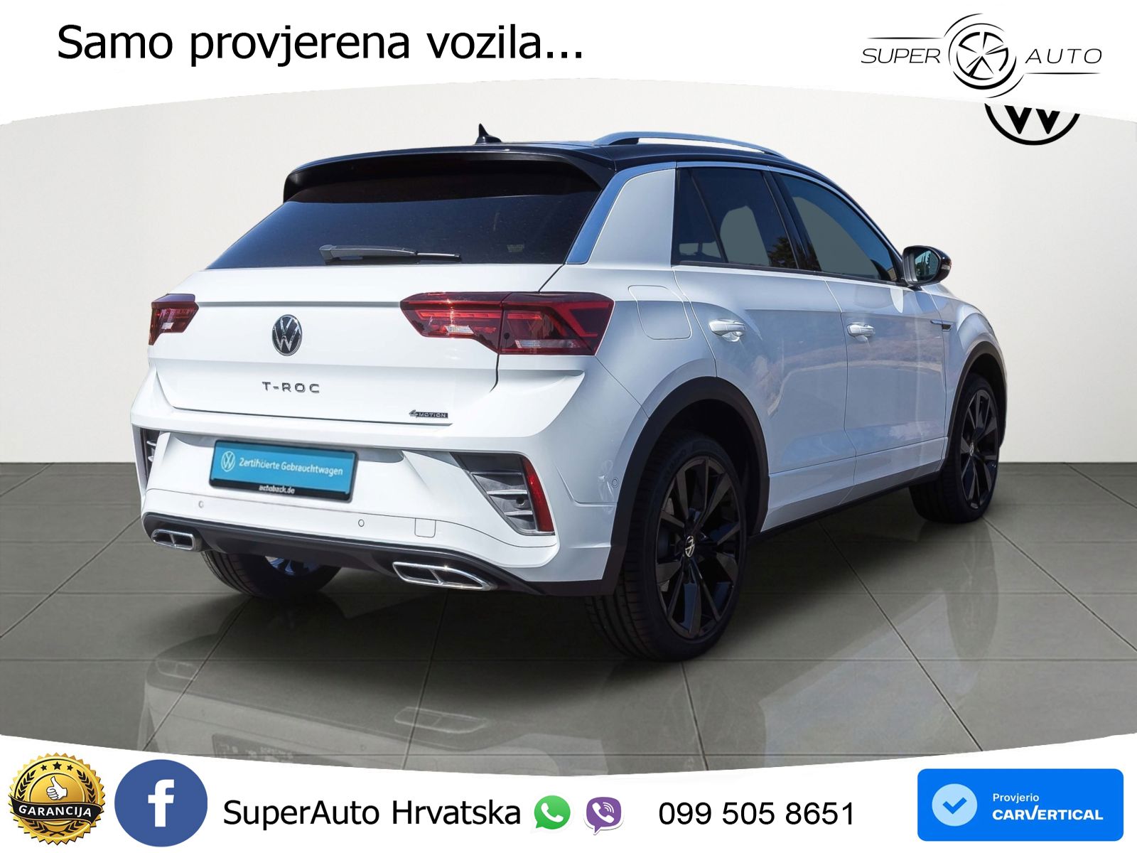 Volkswagen T-Roc I 2.0 TSI (190 KS) 4M DSG LED+GR SJED+ACC