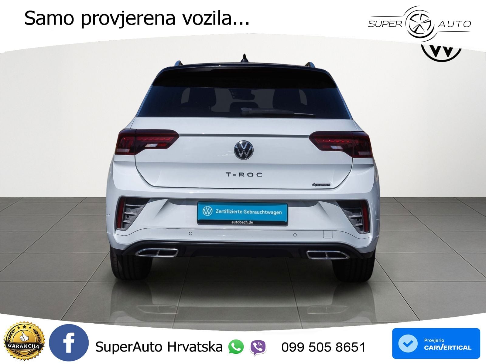Volkswagen T-Roc I 2.0 TSI (190 KS) 4M DSG LED+GR SJED+ACC