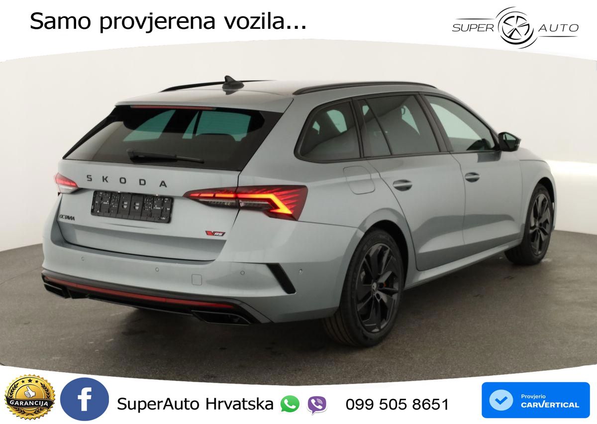 Škoda Octavia Combi RS 2.0 TSI (265 KS) DSG LED+GR SJED+ACC