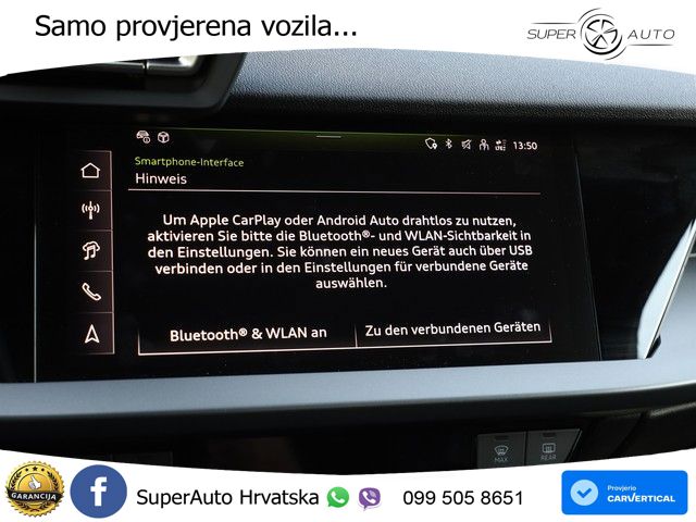 Audi A3 40 TFSIe (204 KS) S tronic advanced LED+GR SJED+ACC