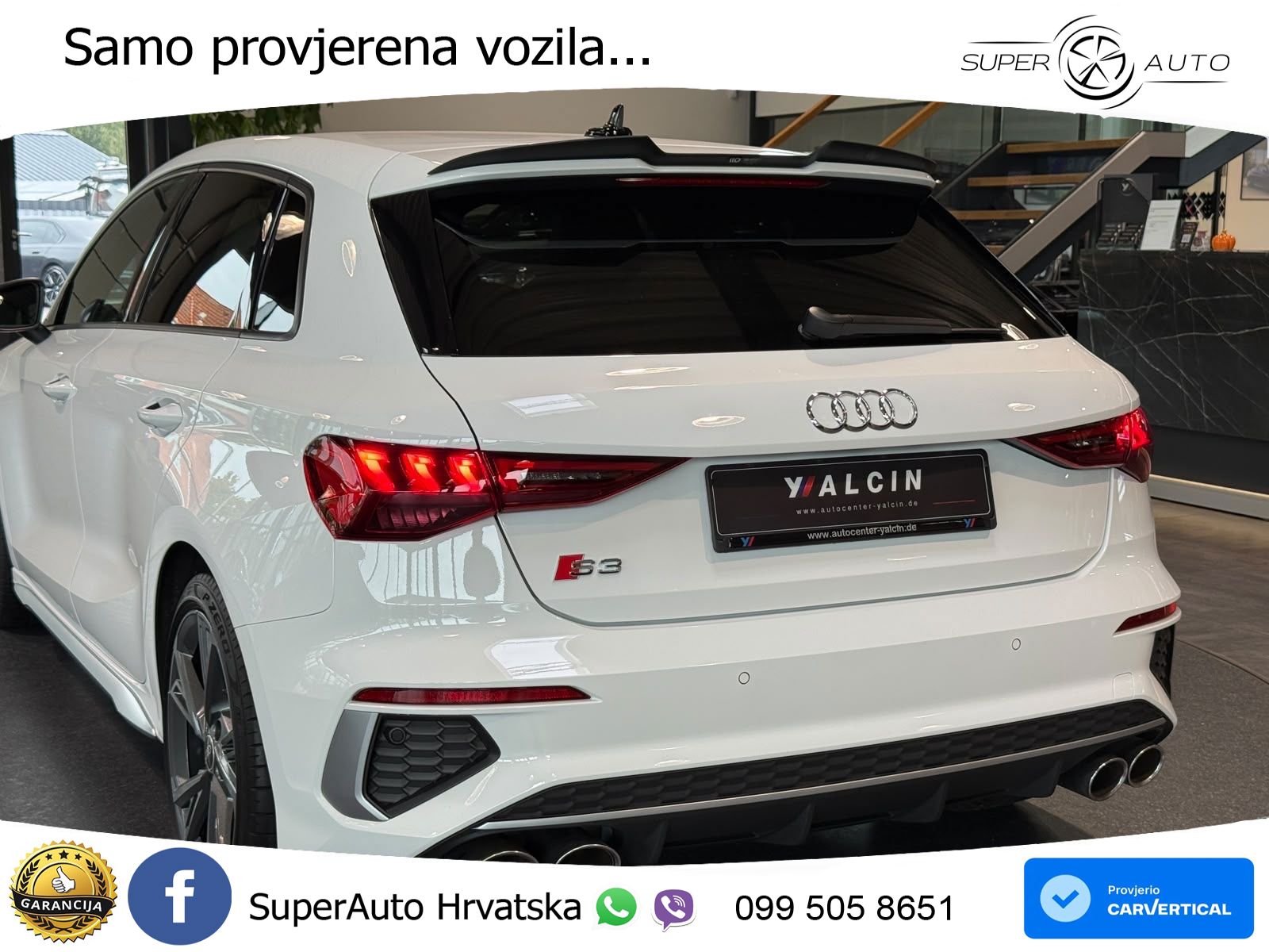 Audi S3 2.0 TFSI (310 KS) quattro S tronic LED+GR SJED+ACC