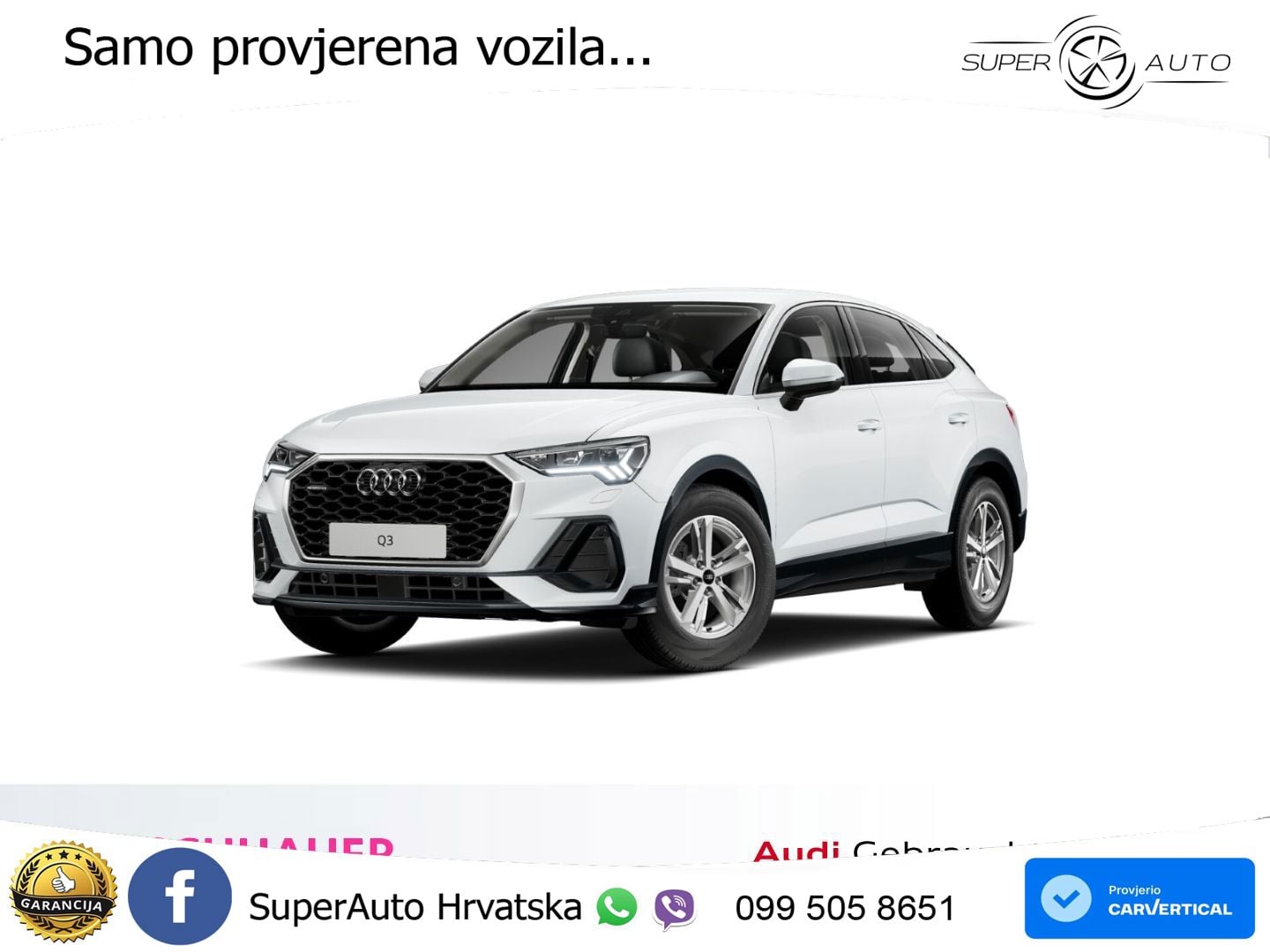 Audi Q3 Sportback 40 TDI (193 KS) quattro S tronic LED+GR SJED+ACC