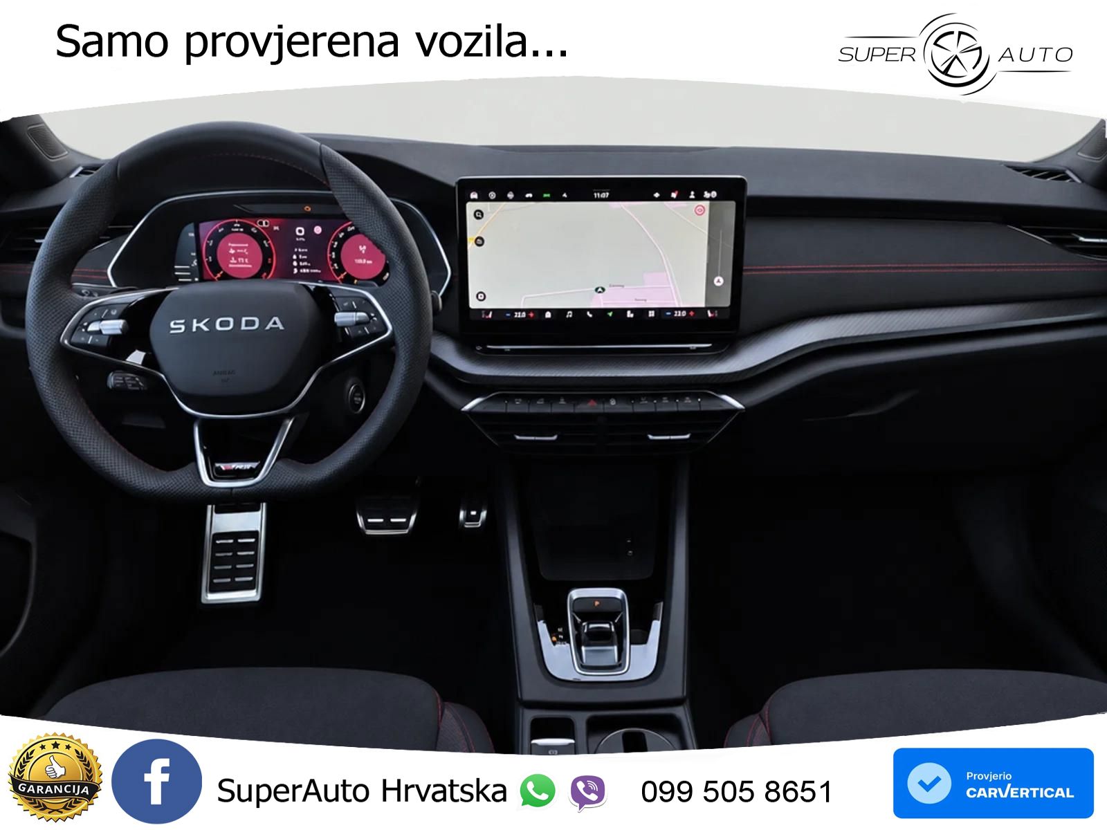 Škoda Octavia Combi RS 2.0 TSI (265 KS) DSG MATRIX+GR SJED+KAM