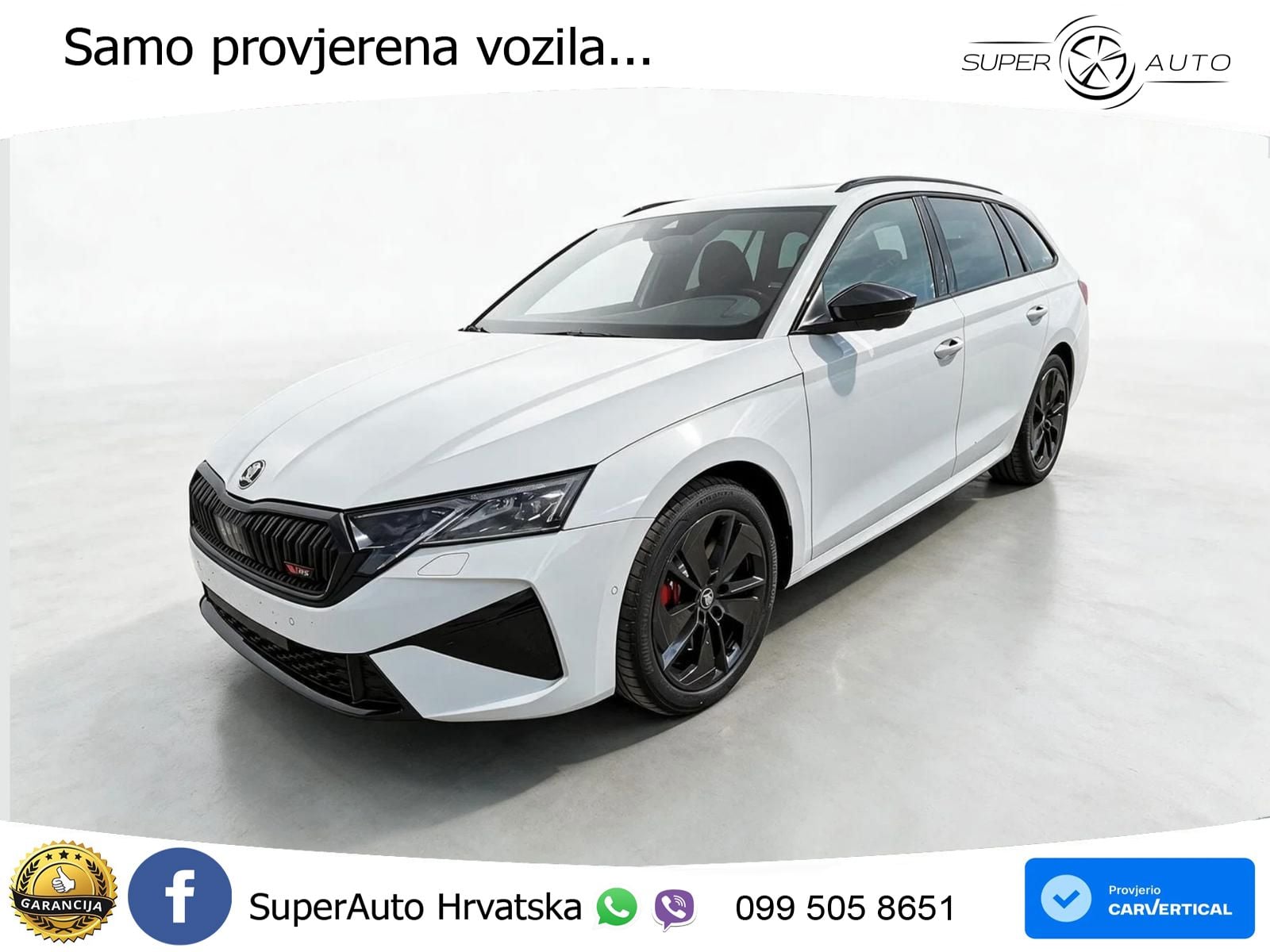 Škoda Octavia Combi RS 2.0 TSI (265 KS) DSG MATRIX+GR SJED+KAM