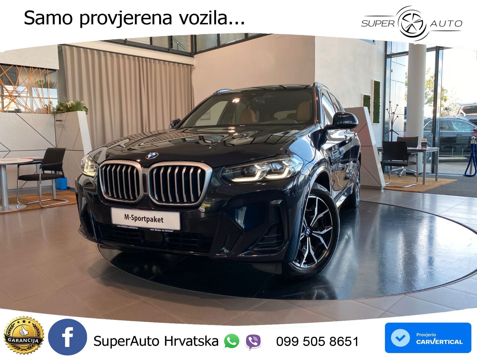 BMW X3 20d xDrive Steptronic M Sport LED+GR SJED+ACC