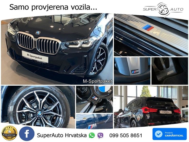 BMW X3 20d xDrive Steptronic M Sport LED+GR SJED+ACC