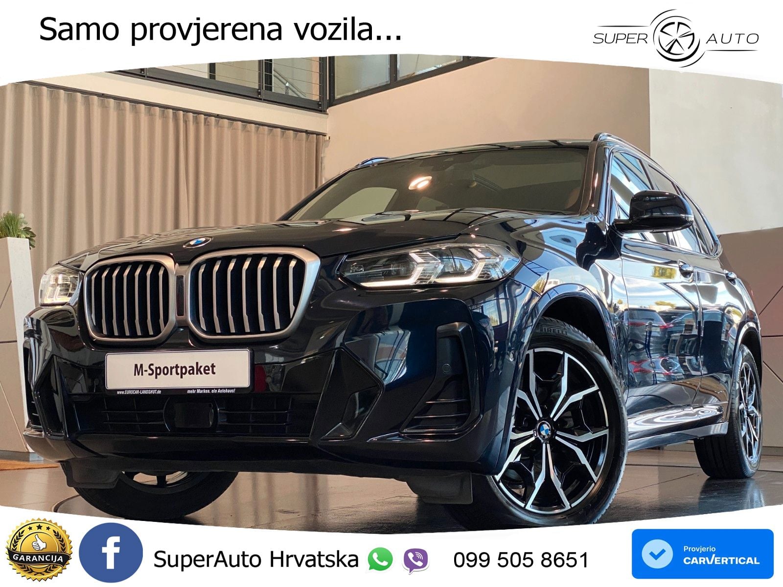 BMW X3 20d xDrive Steptronic M Sport LED+GR SJED+ACC