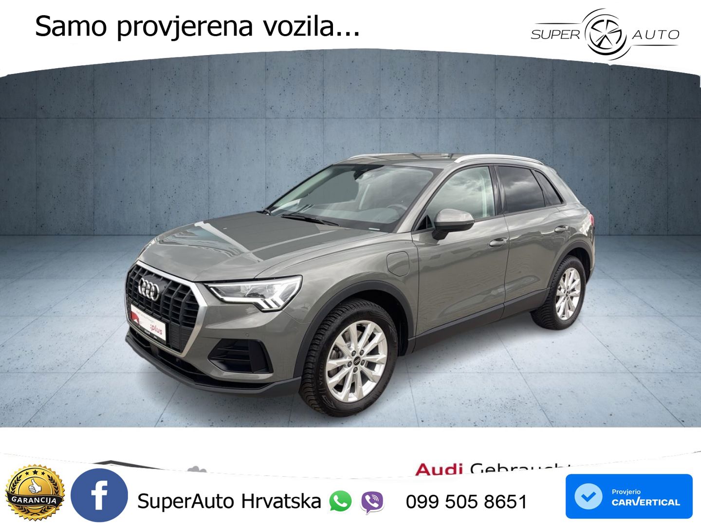 Audi Q3 45 TFSIe (245 KS) S tronic LED+GR SJED+ACC