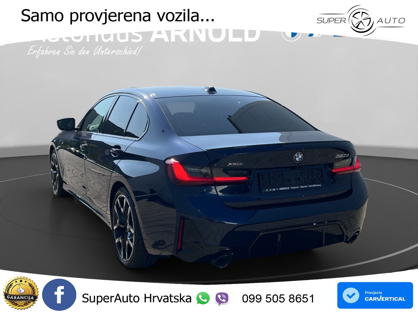 BMW 320d (190 KS) xDrive Steptronic M Sport LED+GR SJED+ACC
