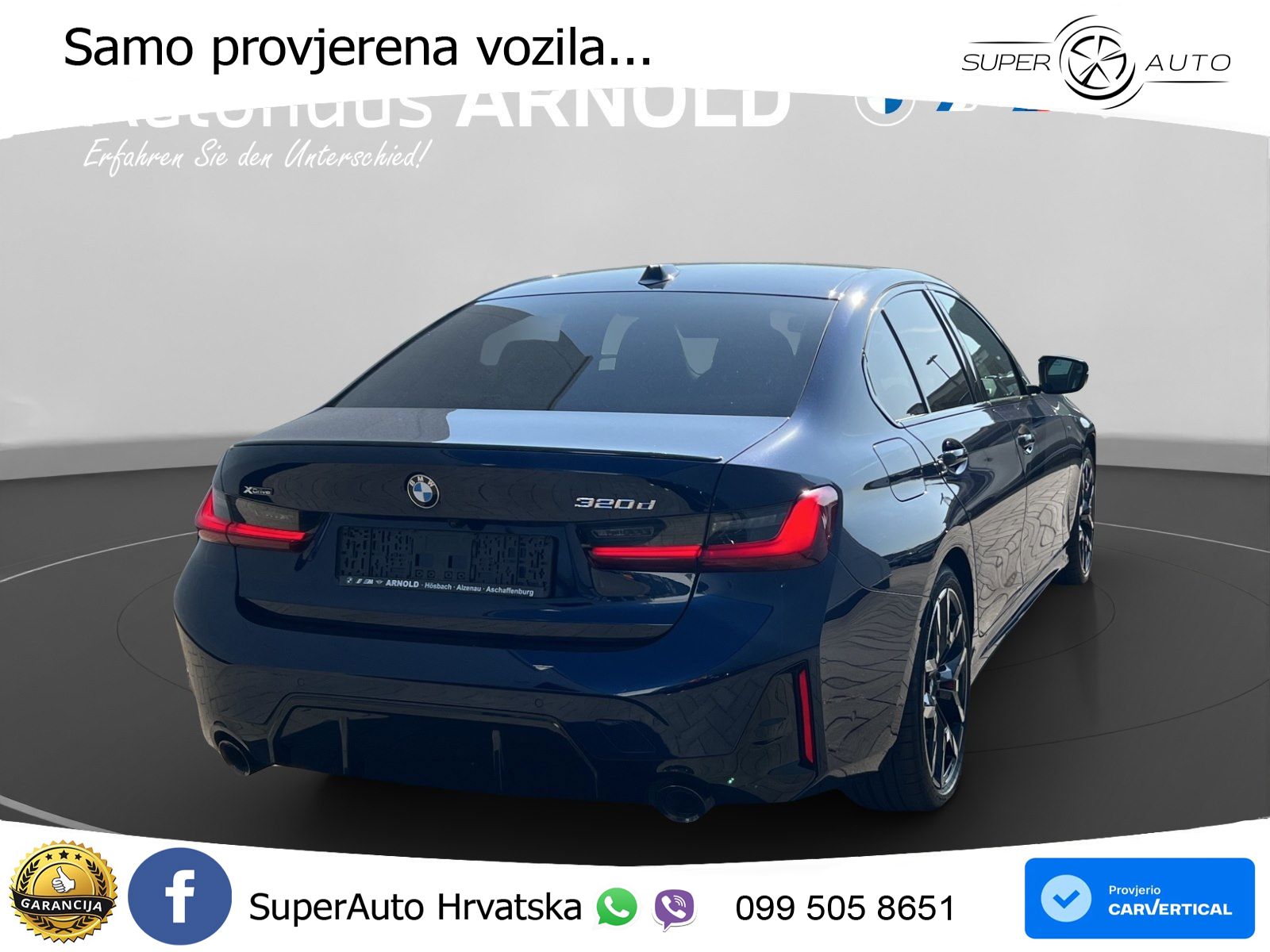 BMW 320d (190 KS) xDrive Steptronic M Sport LED+GR SJED+ACC