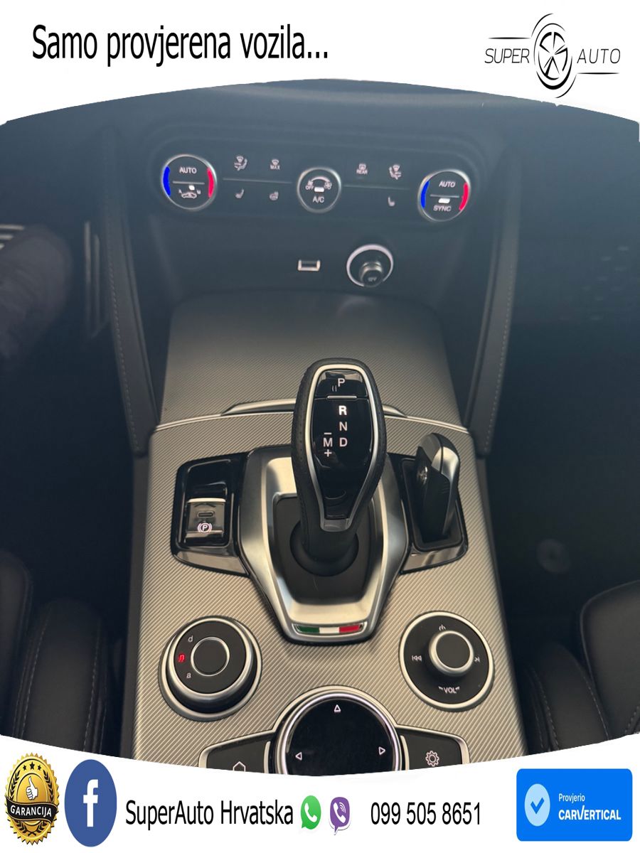 Alfa Romeo Stelvio 2.2 MultiJet II (210 KS) Q4 Automatic LED+GR SJED+ACC