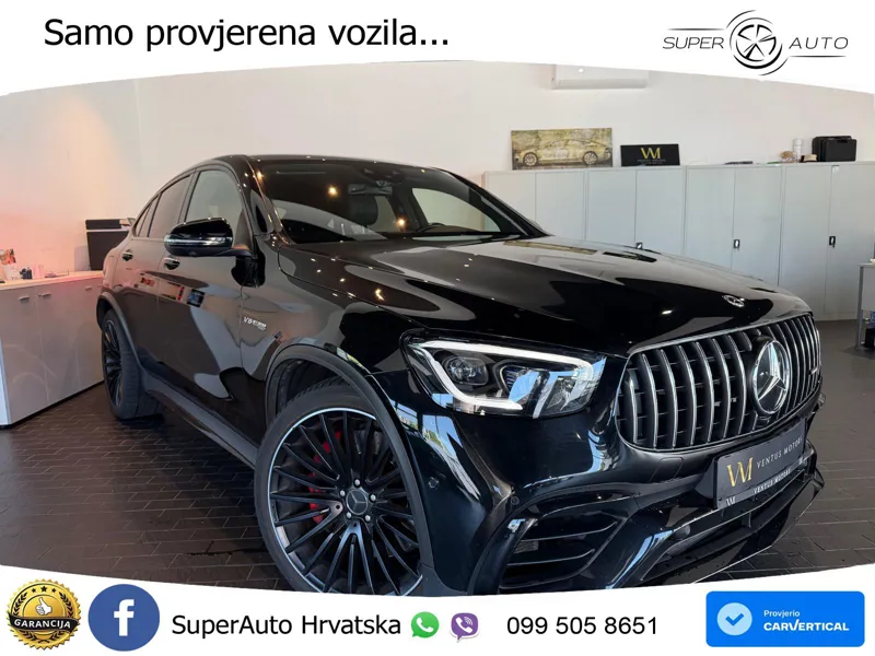 Mercedes GLC Coupe AMG 63 S V8 (510 KS) 4MATIC+ MCT ZRAČNI+ACC+GR SJED+KAM+PANO