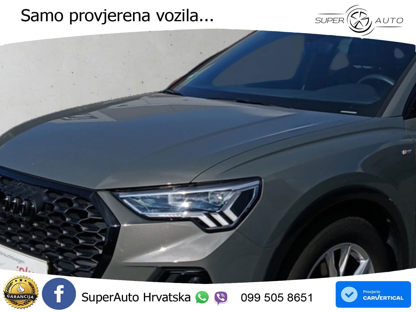 Audi Q3 Sportback 35 TFSI (150 KS) S tronic S line LED+GR SJED+ACC
