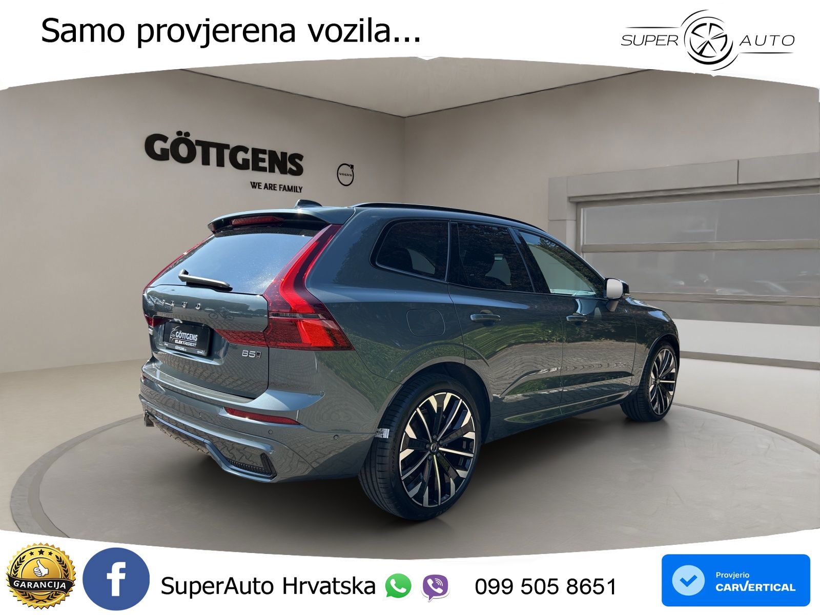 Volvo XC60 B5 Benzin AWD Geartronic ZRAČNI+ACC+4xGR SJED+KAM