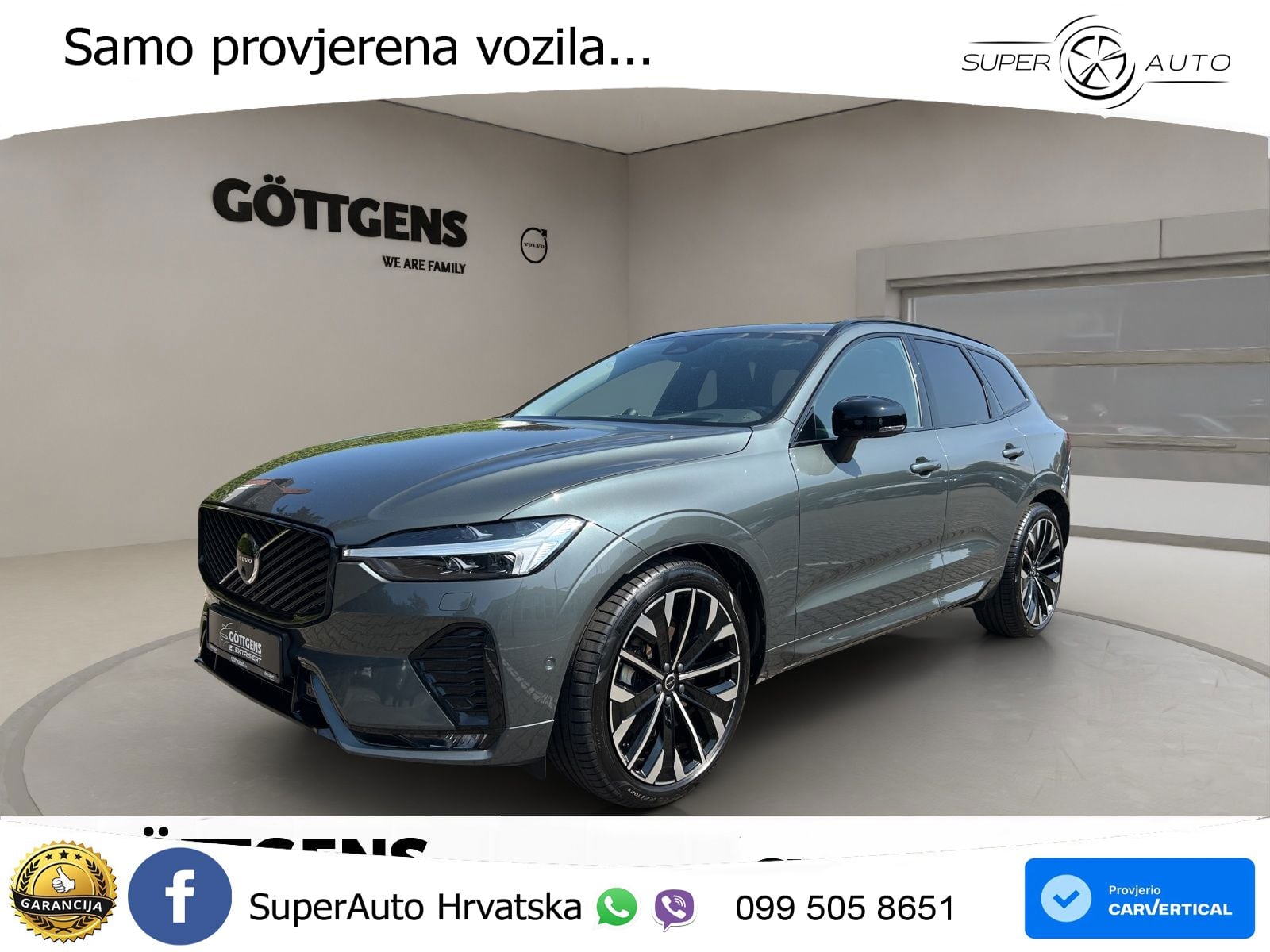 Volvo XC60 B5 Benzin AWD Geartronic ZRAČNI+ACC+4xGR SJED+KAM