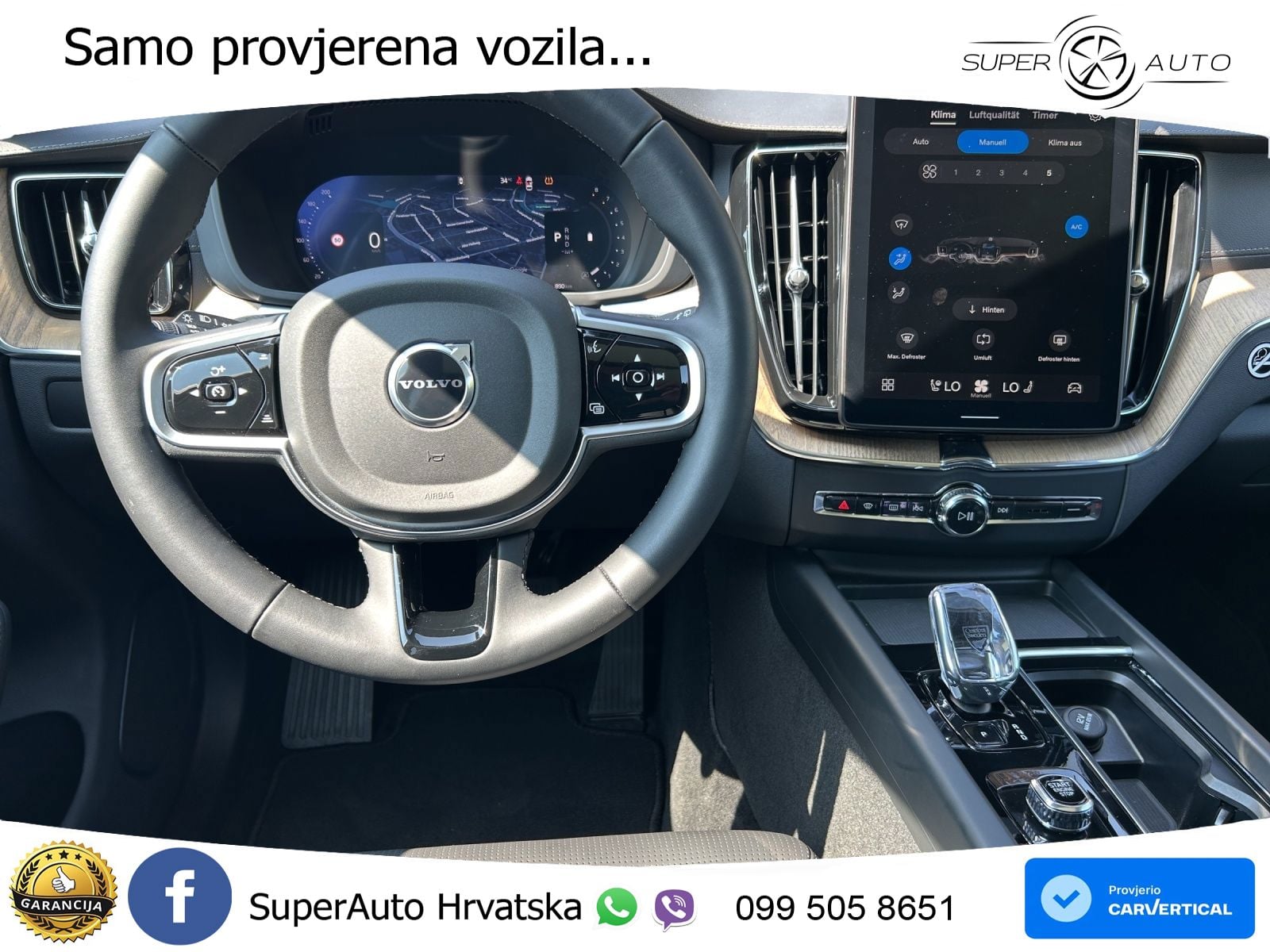 Volvo XC60 B5 Benzin AWD Geartronic ZRAČNI+ACC+4xGR SJED+KAM