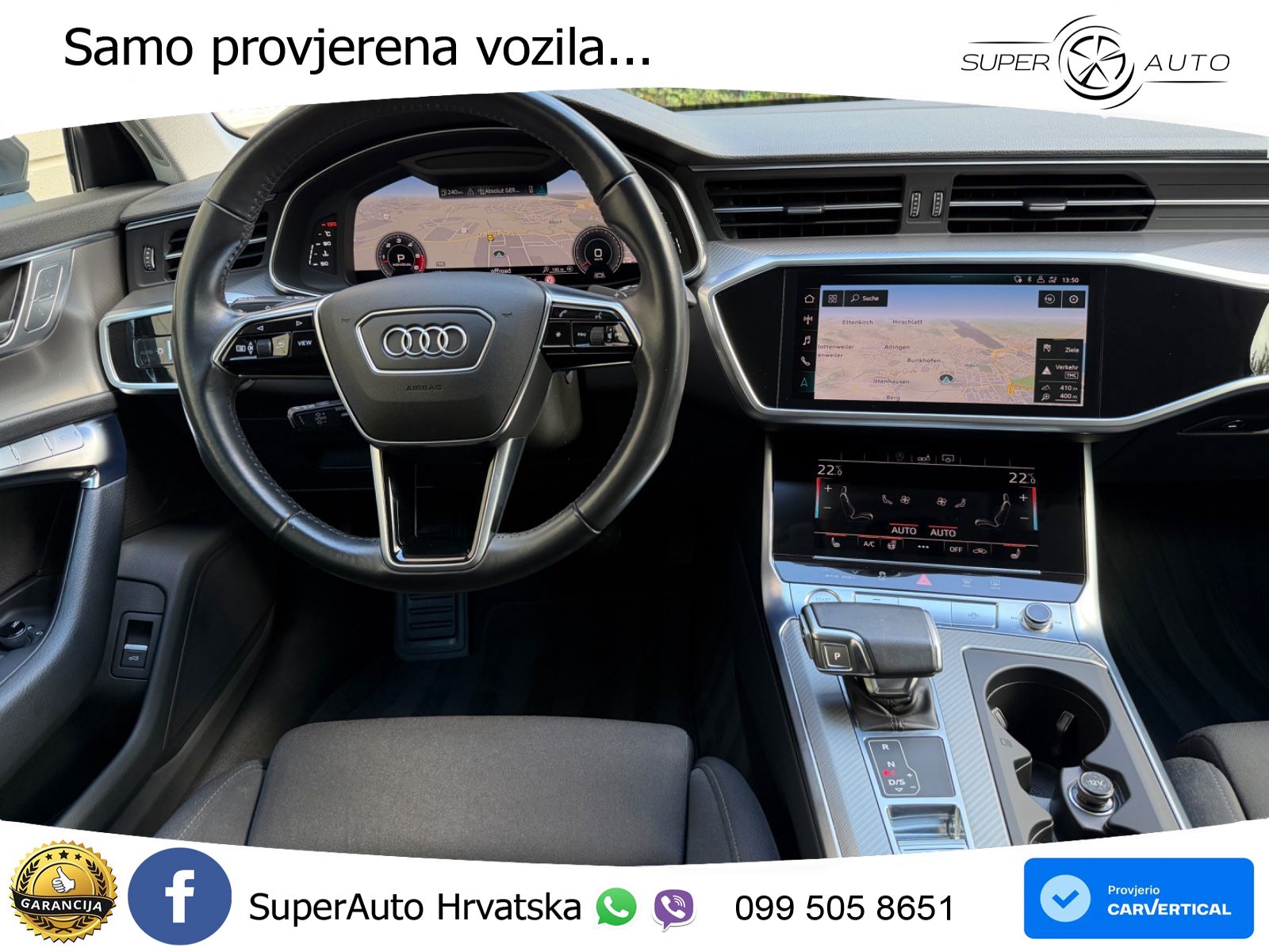 Audi A6 50 TDI V6 (286 KS) quattro tiptronic LED+GR SJED+ACC