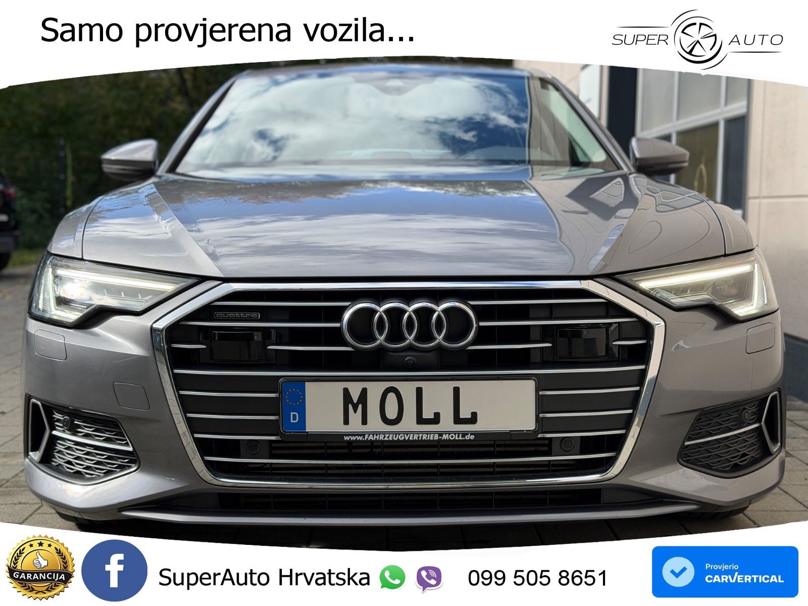 Audi A6 50 TDI V6 (286 KS) quattro tiptronic LED+GR SJED+ACC