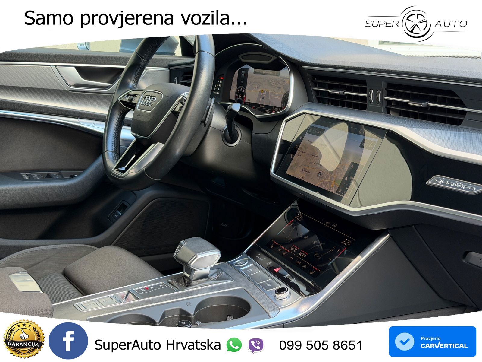 Audi A6 50 TDI V6 (286 KS) quattro tiptronic LED+GR SJED+ACC