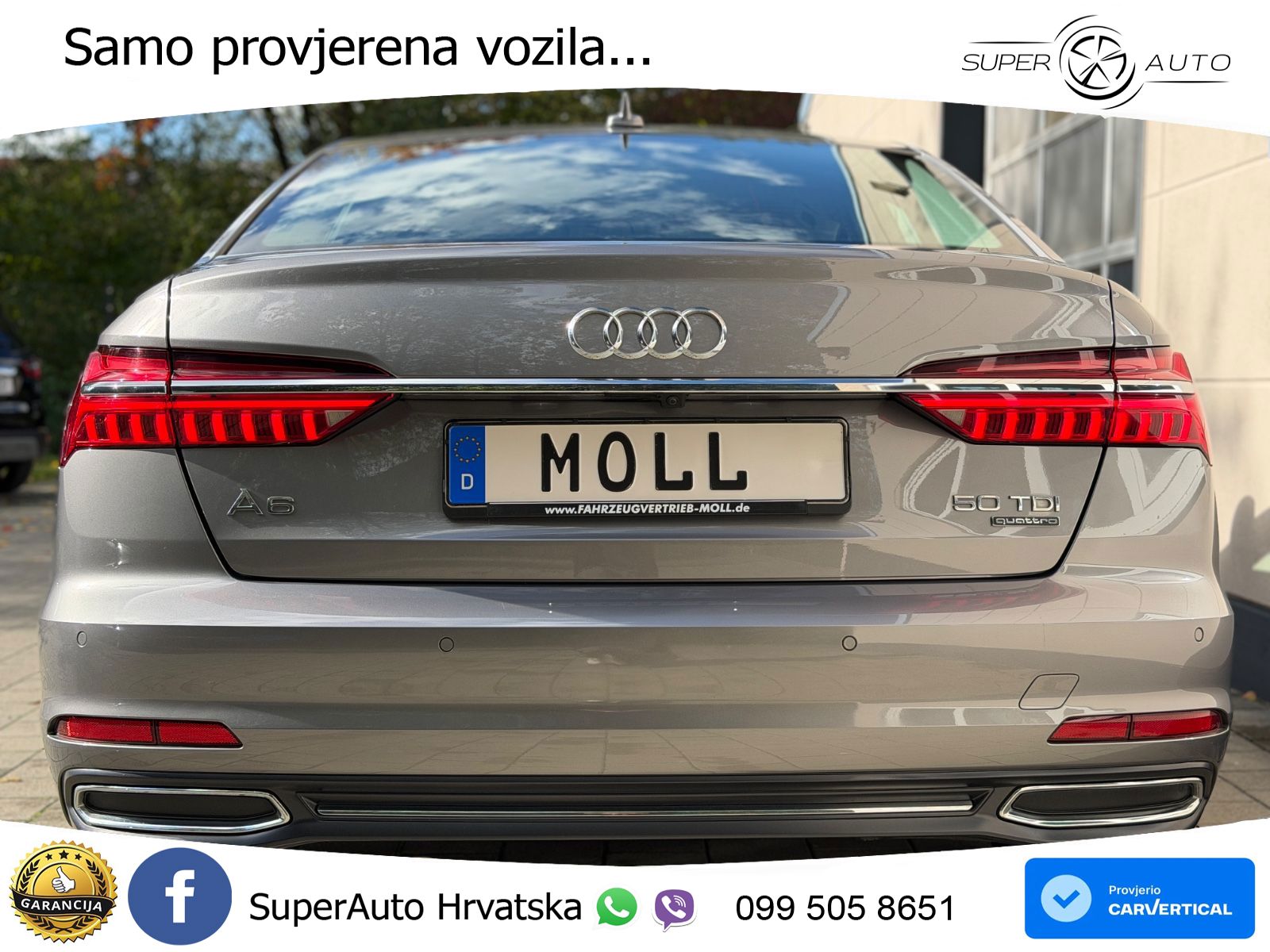 Audi A6 50 TDI V6 (286 KS) quattro tiptronic LED+GR SJED+ACC