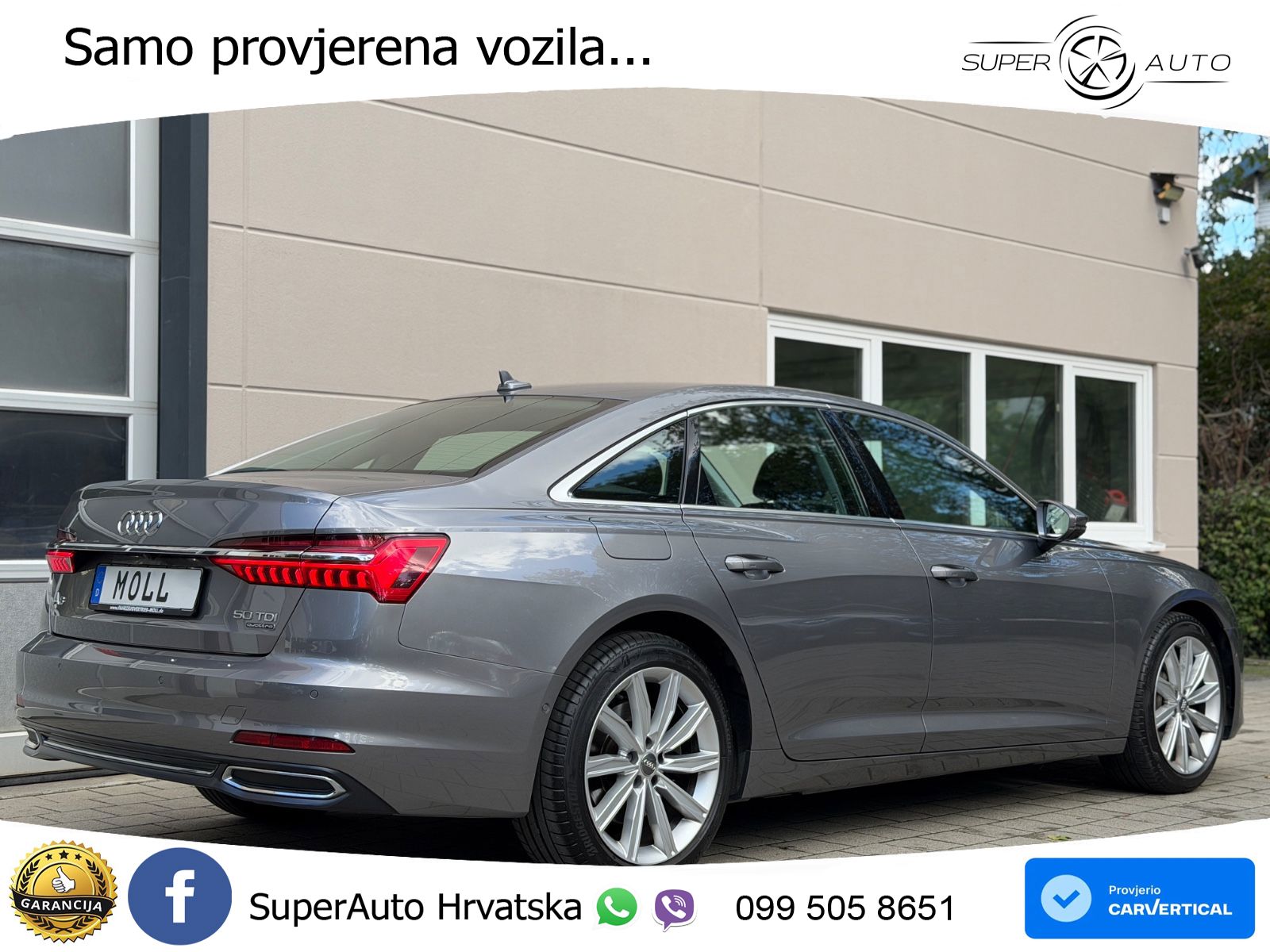 Audi A6 50 TDI V6 (286 KS) quattro tiptronic LED+GR SJED+ACC