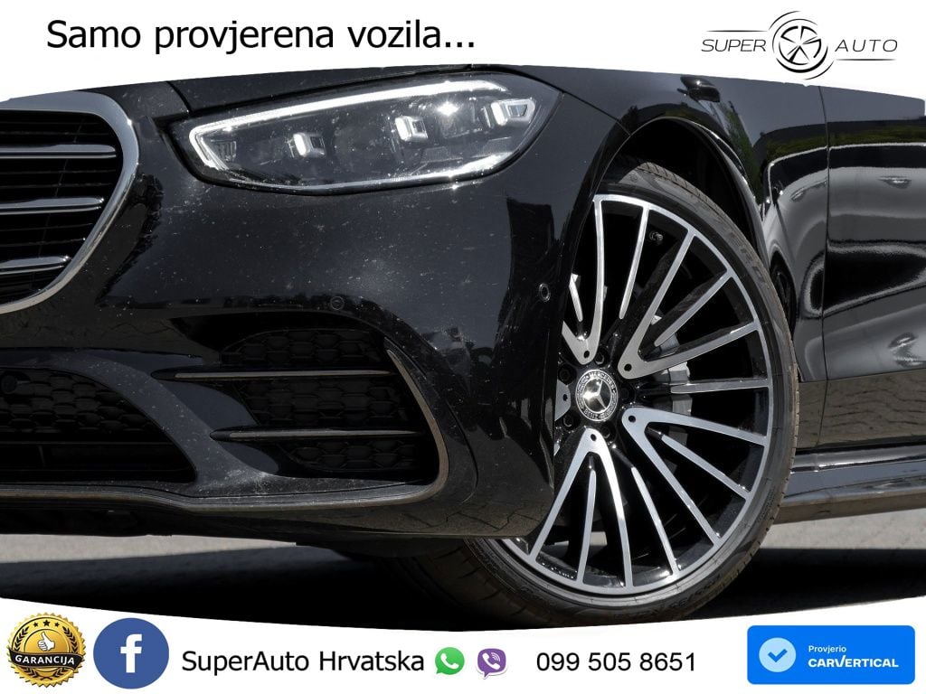 Mercedes S 450d (367 KS) EQ Boost 4MATIC 9G-TRONIC AMG ZRAČNI+ACC+GR SJED+KAM+PANO