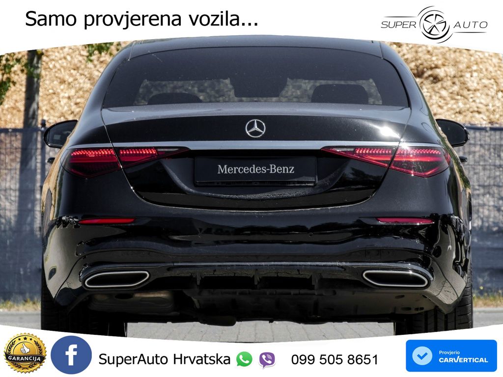 Mercedes S 450d (367 KS) EQ Boost 4MATIC 9G-TRONIC AMG ZRAČNI+ACC+GR SJED+KAM+PANO
