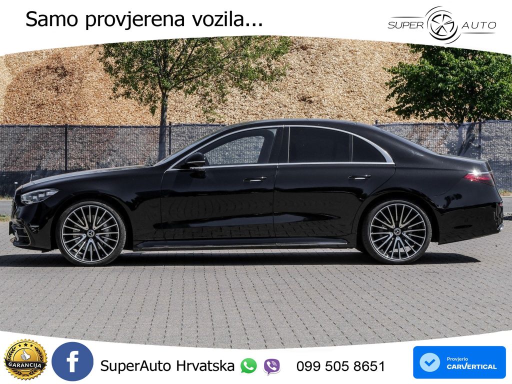 Mercedes S 450d (367 KS) EQ Boost 4MATIC 9G-TRONIC AMG ZRAČNI+ACC+GR SJED+KAM+PANO