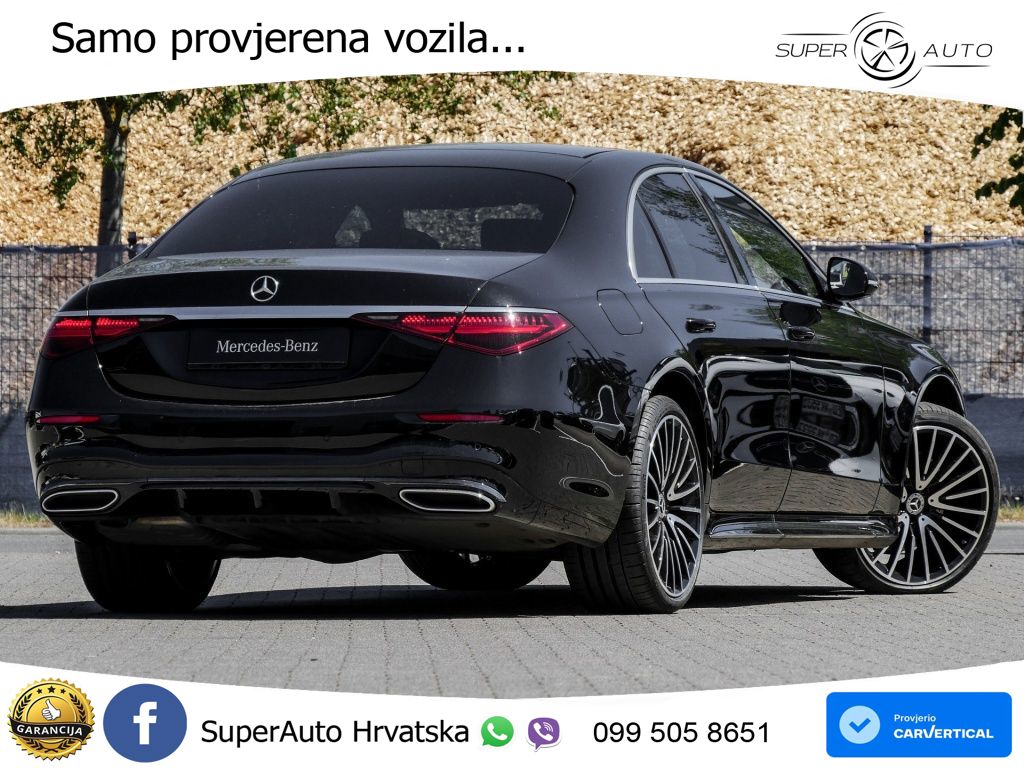 Mercedes S 450d (367 KS) EQ Boost 4MATIC 9G-TRONIC AMG ZRAČNI+ACC+GR SJED+KAM+PANO